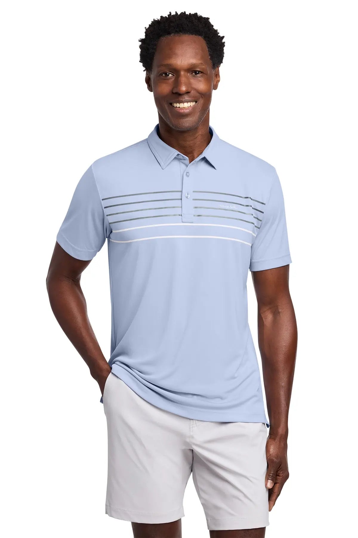 TravisMathew Coto Performance Chest Stripe Polo #TM1MY400Game Over Merch