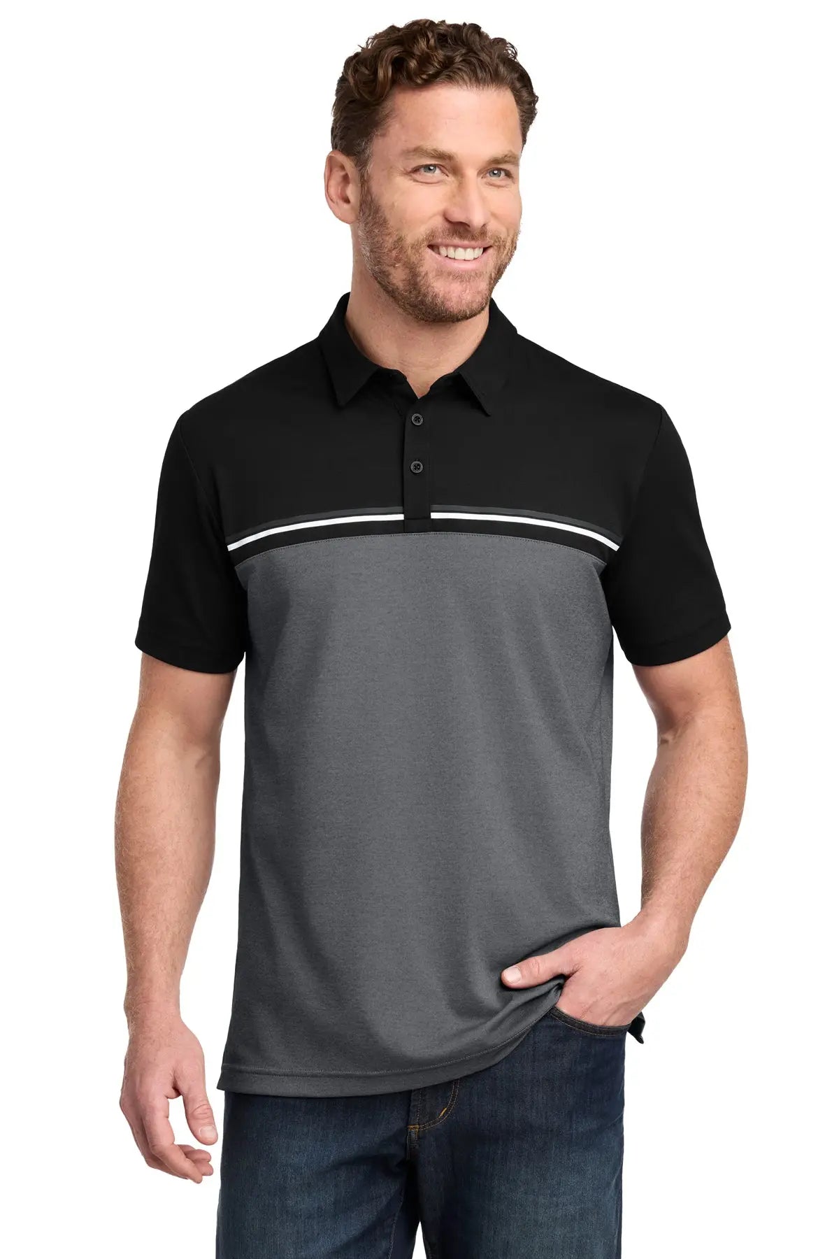 TravisMathew Sunset Blocked Polo #TM1MY401Game Over Merch