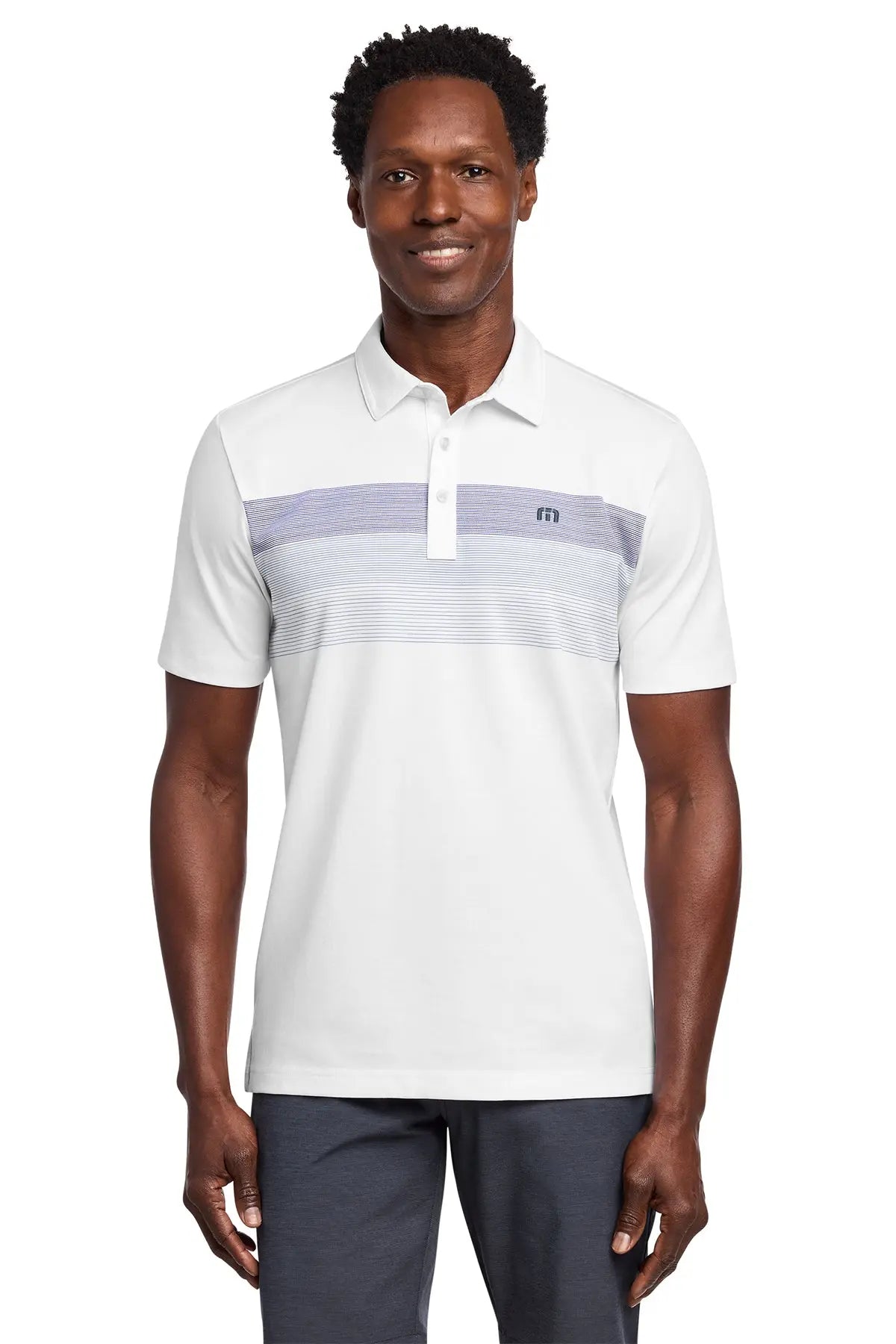 TravisMathew Coastal Chest Stripe Polo #TM1MY402Game Over Merch