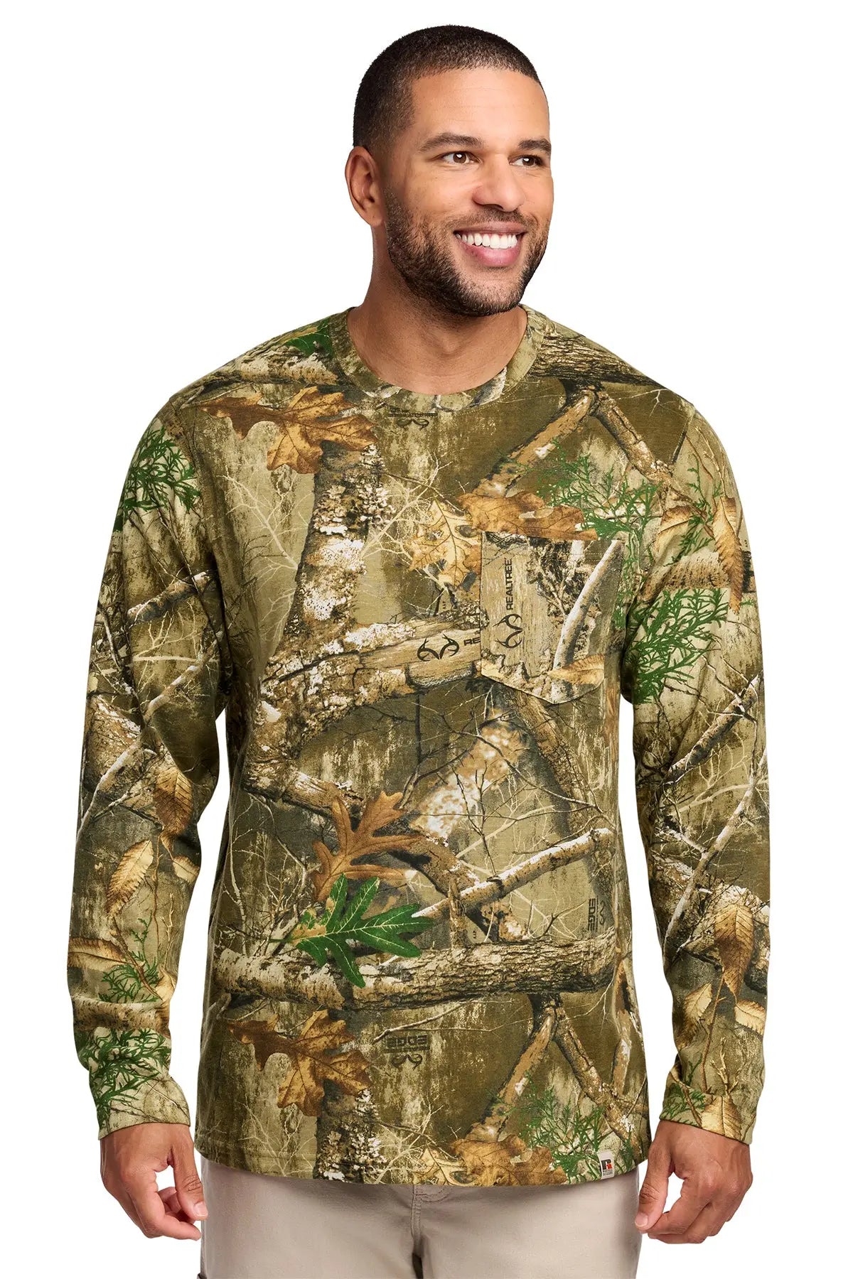 Russell Outdoors™ Realtree® Long Sleeve Pocket Tee #RU100LSP