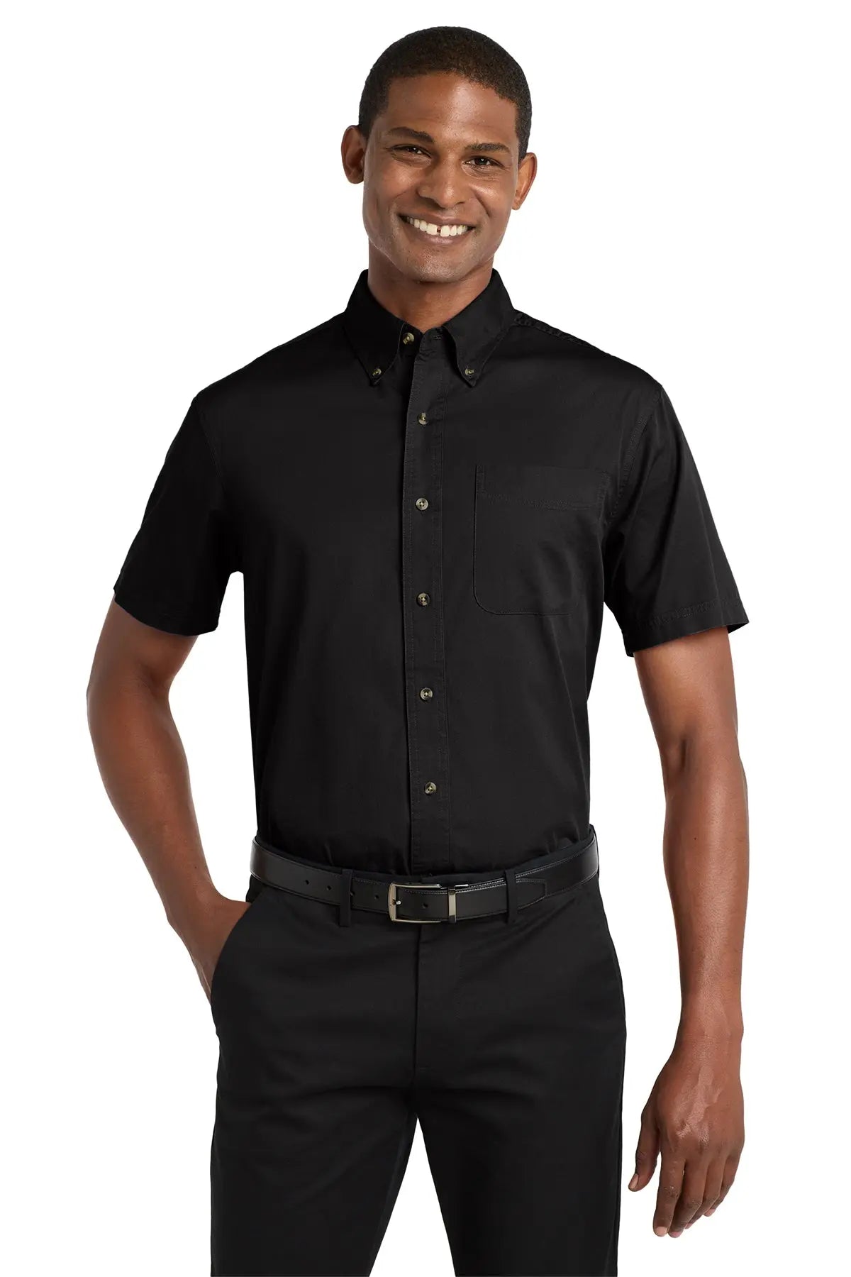 Port Authority® Short Sleeve Twill Shirt #S500T