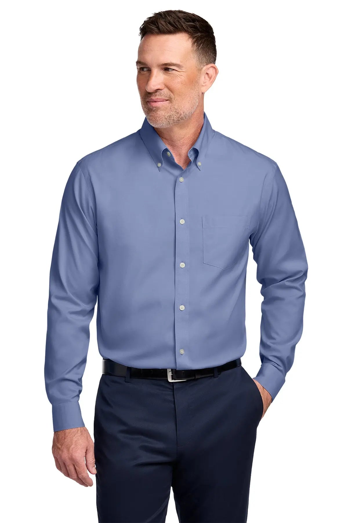 Brooks Brothers® Wrinkle-Free Stretch Pinpoint Shirt #BB18000