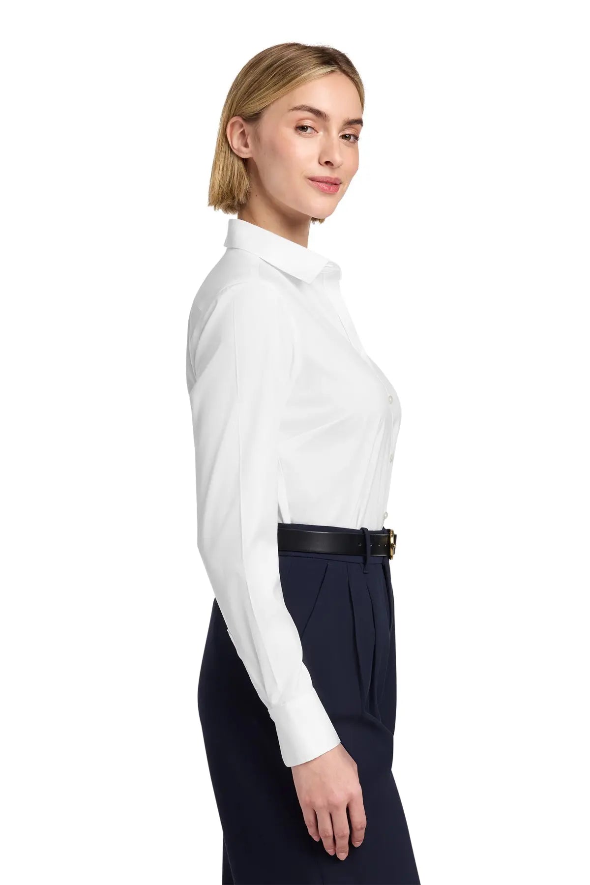 Brooks Brothers® Women’s Wrinkle-Free Stretch Pinpoint Shirt #BB18001