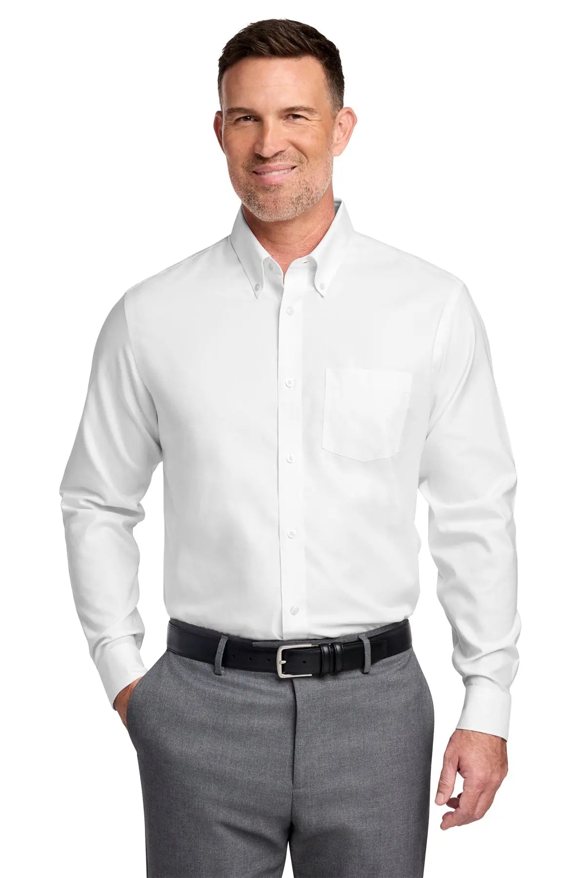 Brooks Brothers® Wrinkle-Free Stretch Nailhead Shirt #BB18002