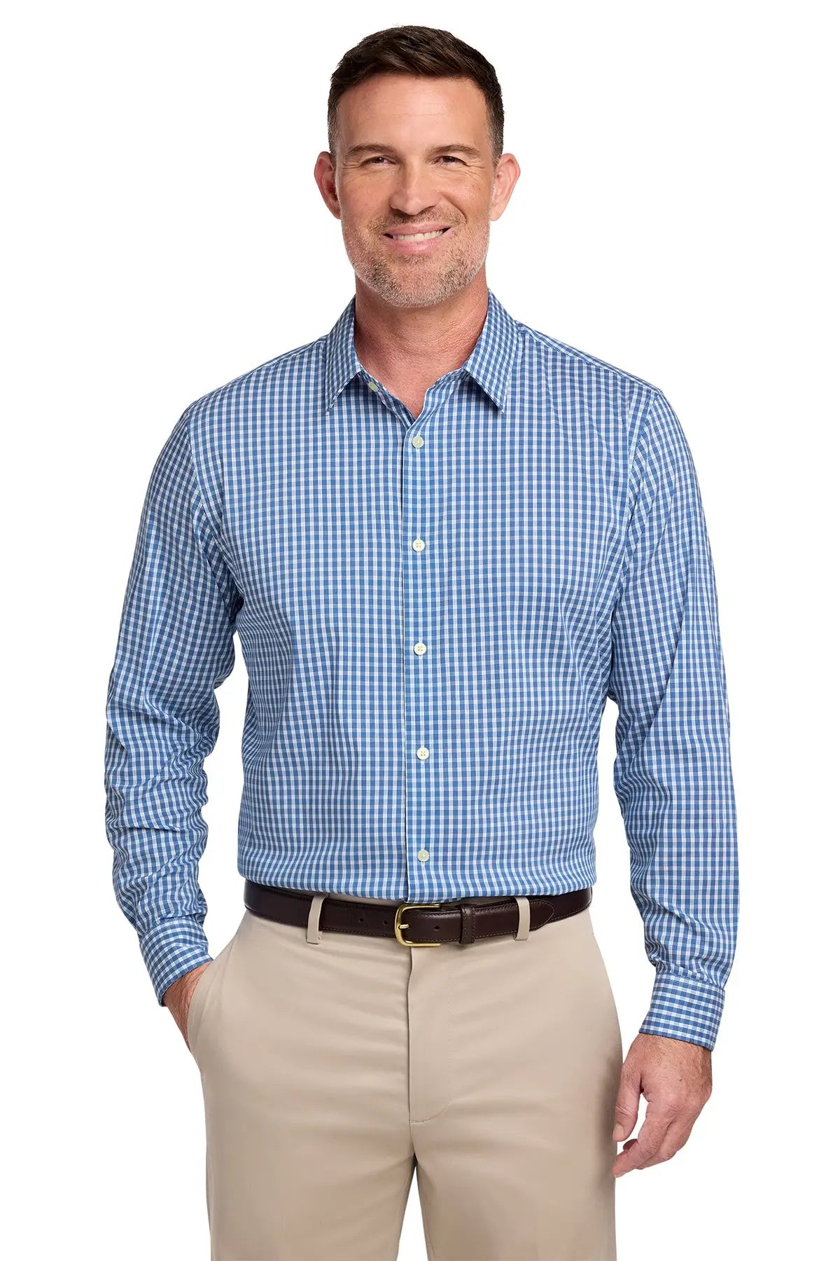 Brooks Brothers® Tech Stretch Patterned Shirt #BB18006
