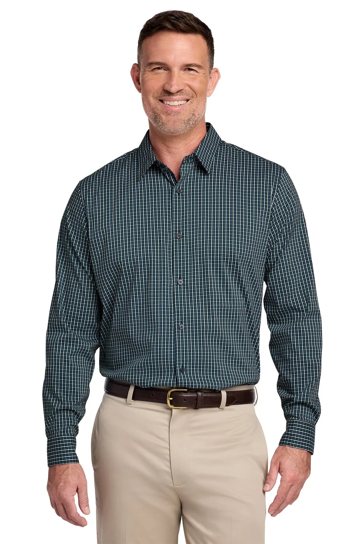 Brooks Brothers® Tech Stretch Patterned Shirt #BB18006