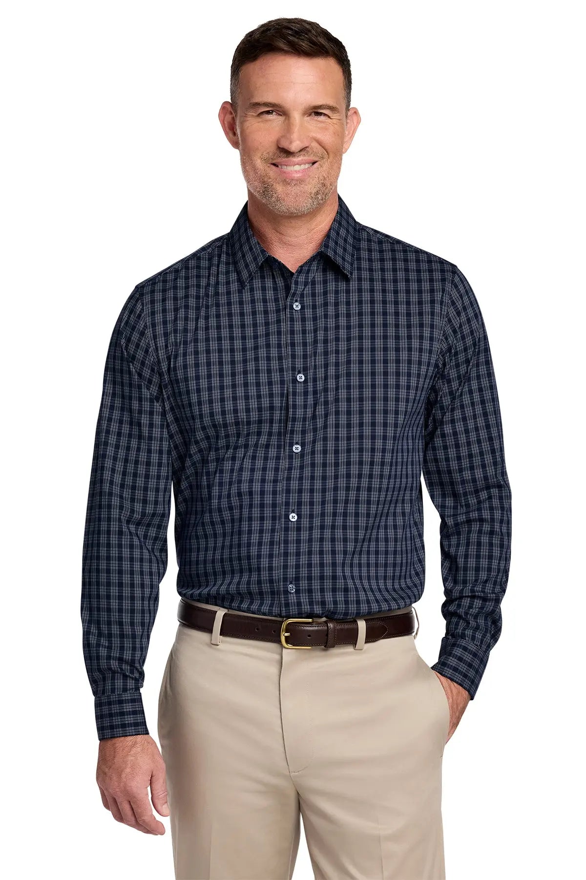 Brooks Brothers® Tech Stretch Patterned Shirt #BB18006