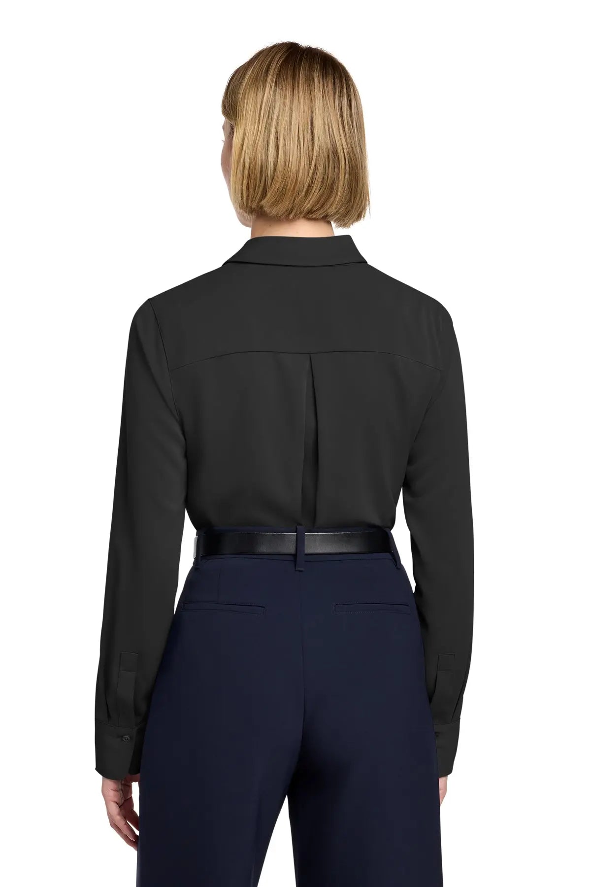 Brooks Brothers® Women’s Full-Button Satin Blouse #BB18007
