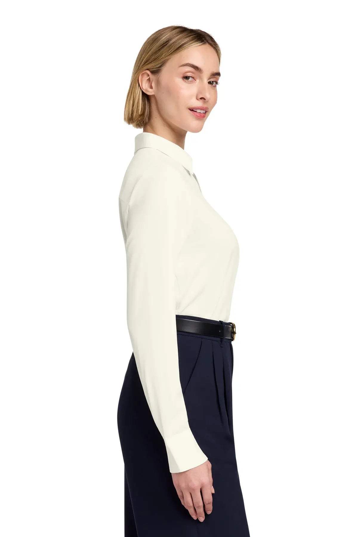 Brooks Brothers® Women’s Full-Button Satin Blouse #BB18007