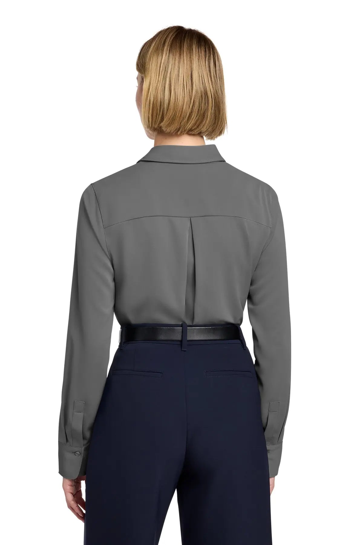 Brooks Brothers® Women’s Full-Button Satin Blouse #BB18007
