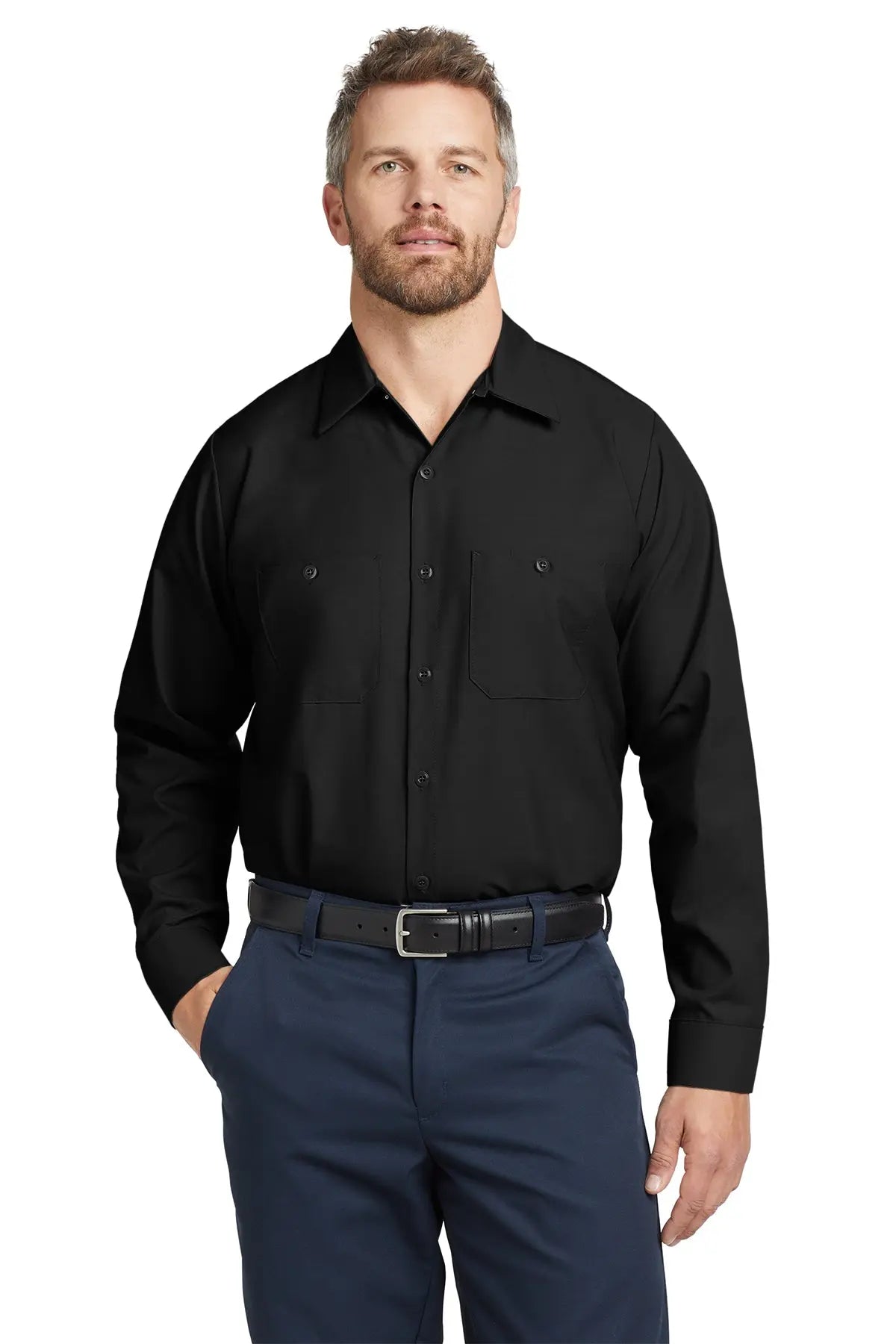 Red Kap® Long Sleeve Industrial Work Shirt #SP14