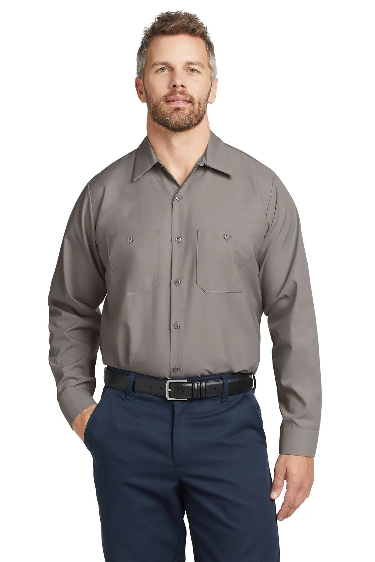 Red Kap® Long Sleeve Industrial Work Shirt #SP14