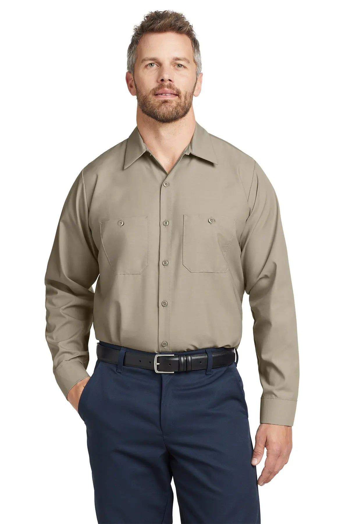 Red Kap® Long Sleeve Industrial Work Shirt #SP14