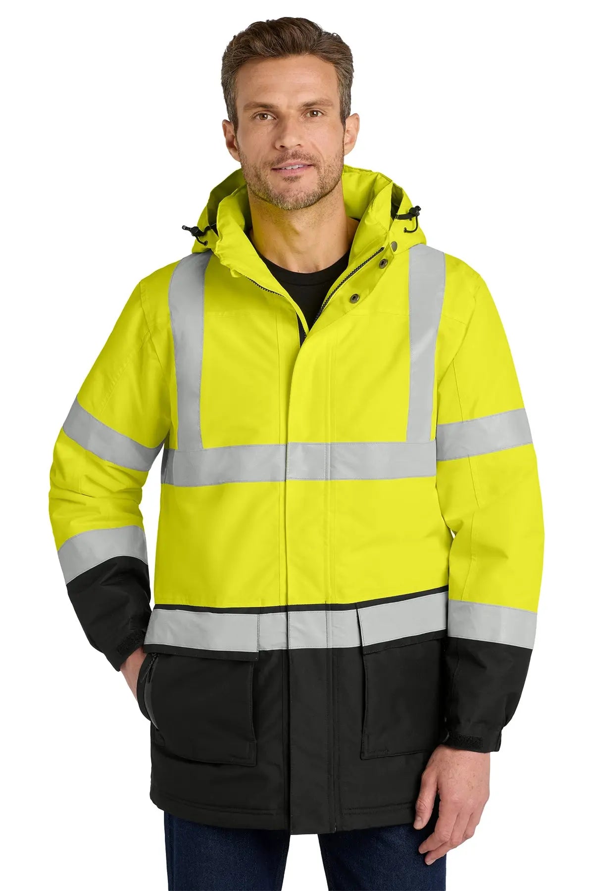 Port Authority® ANSI 107 Class 3 Safety Heavyweight Parka #J799S