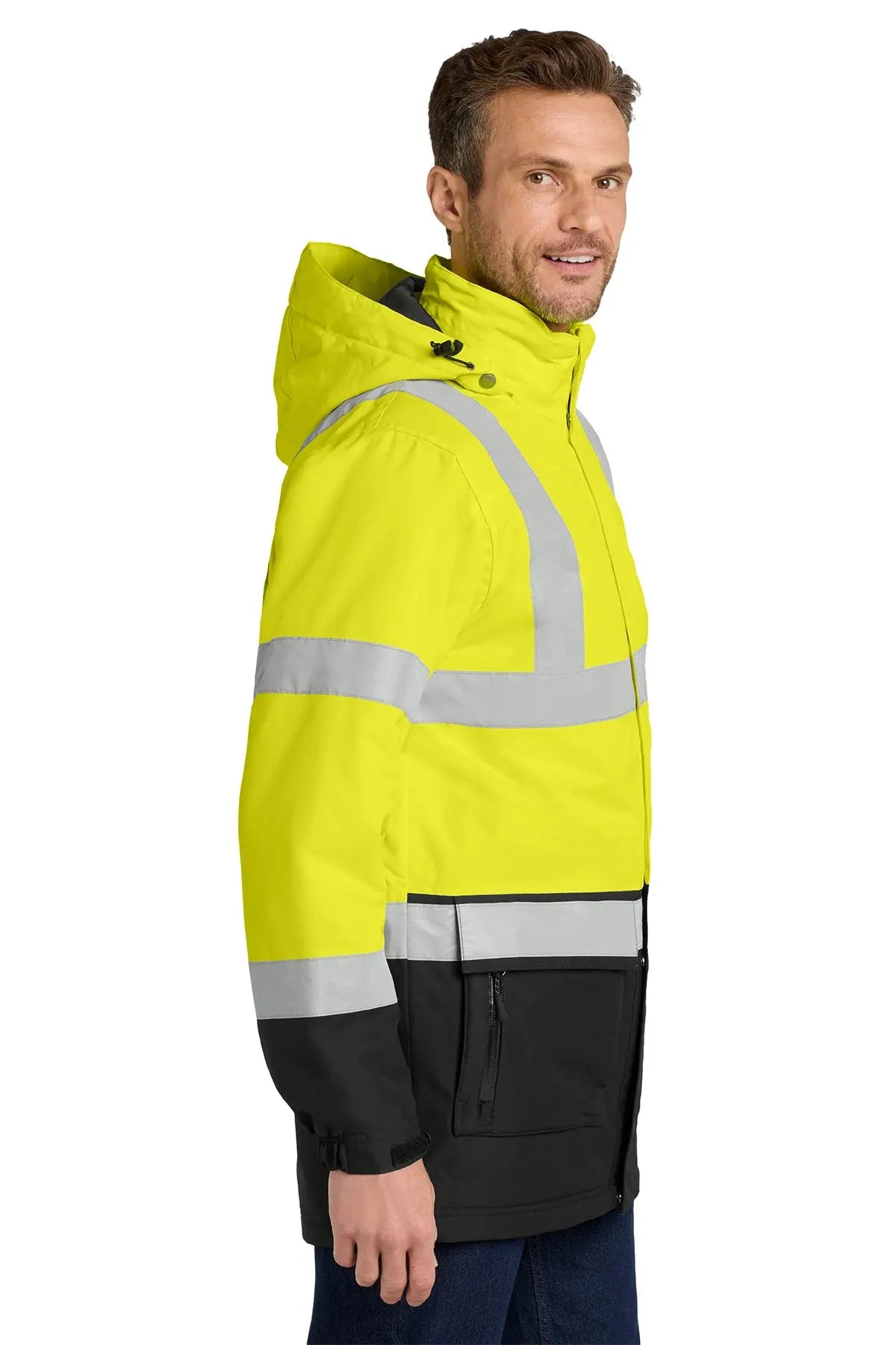 Port Authority® ANSI 107 Class 3 Safety Heavyweight Parka #J799S