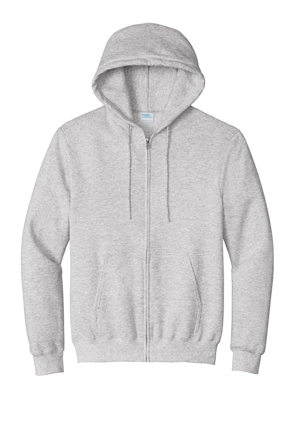 Port & Co™ Essential Fleece Full-Zip Hooded Sweatshirt #PC90ZH