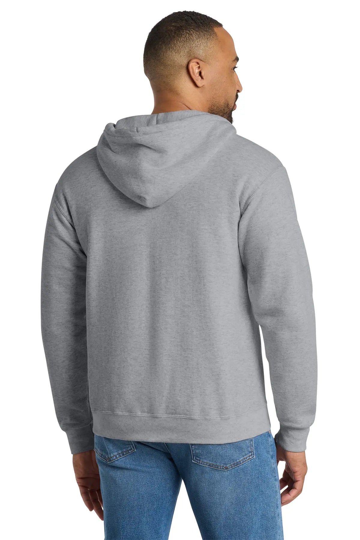 Port & Co™ Essential Fleece Full-Zip Hooded Sweatshirt #PC90ZH