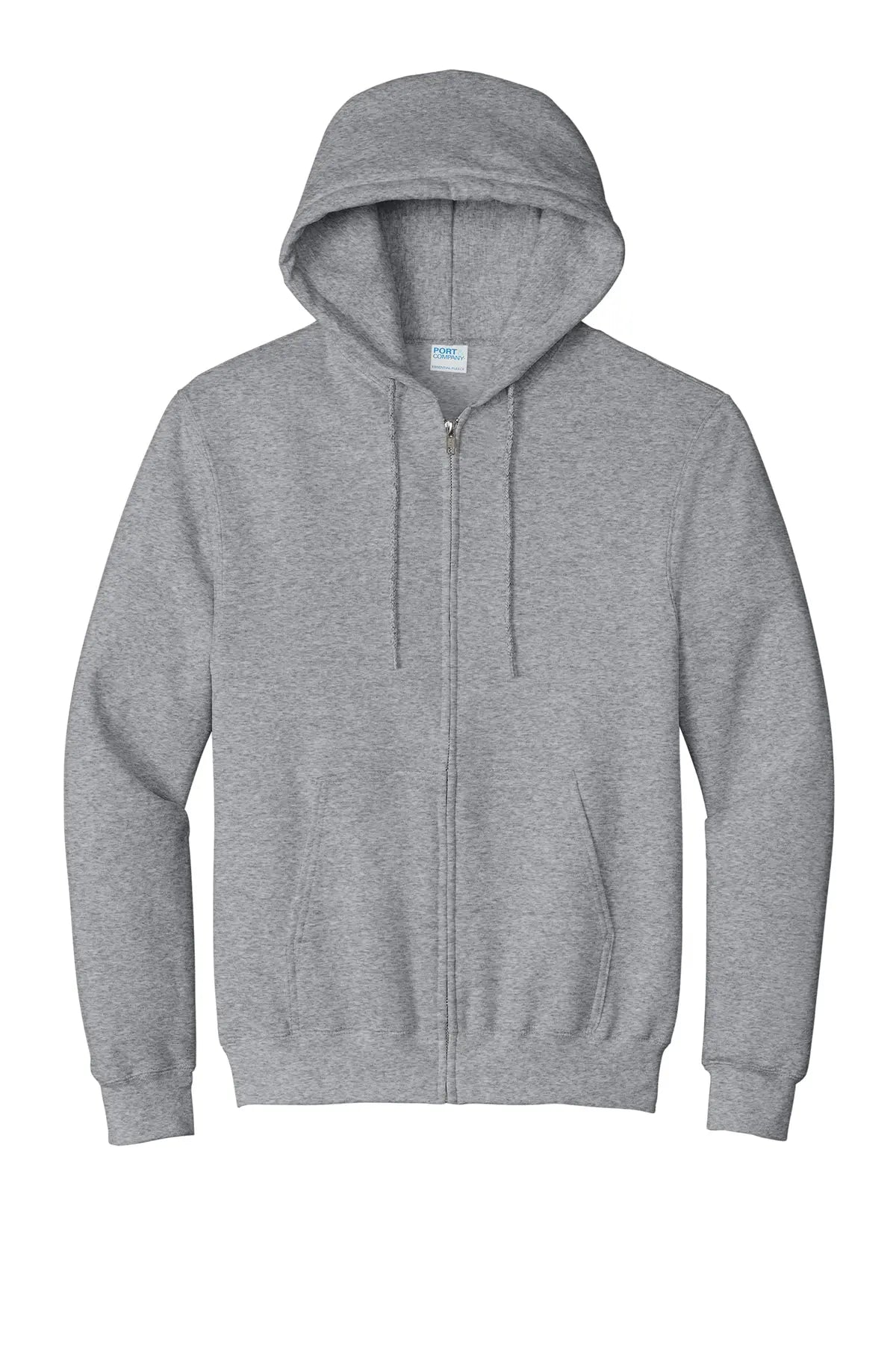 Port & Co™ Essential Fleece Full-Zip Hooded Sweatshirt #PC90ZH
