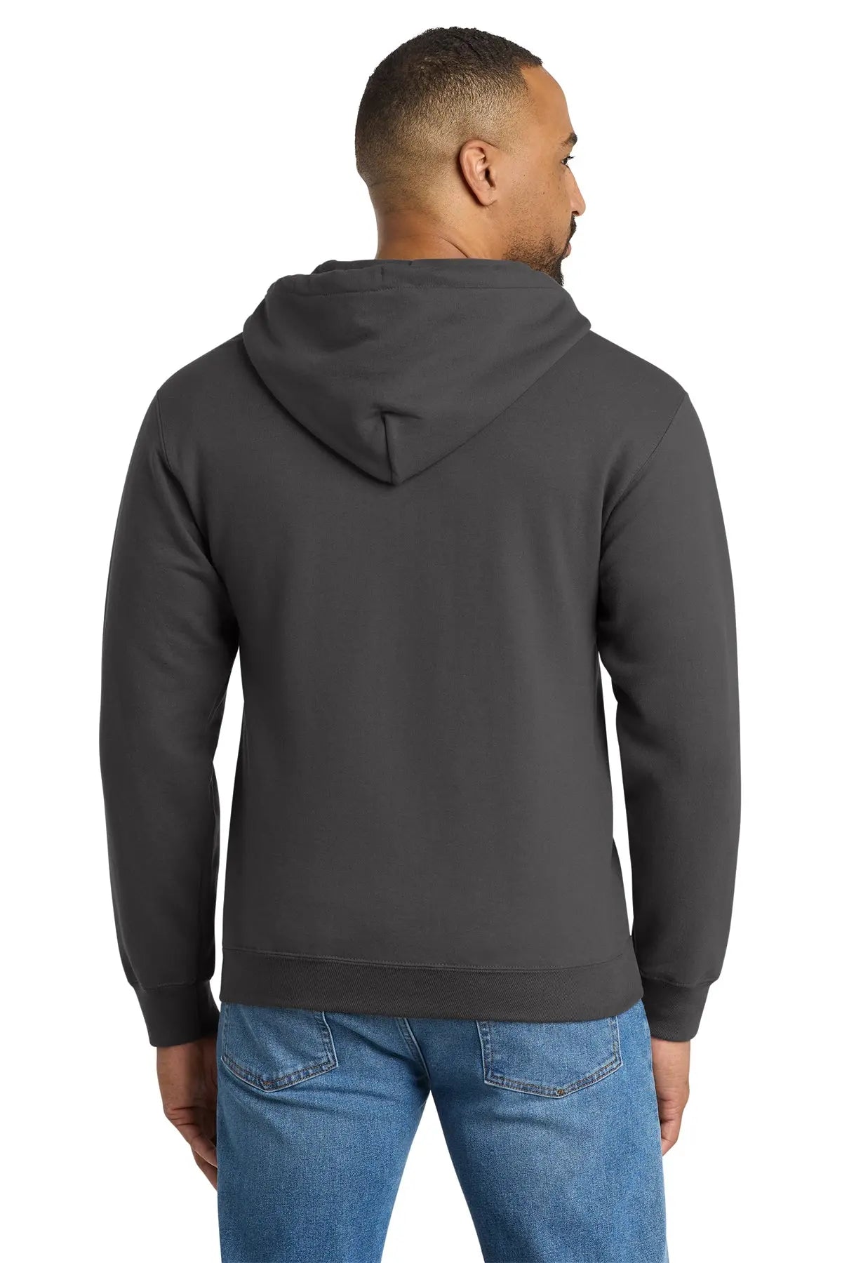 Port & Co™ Essential Fleece Full-Zip Hooded Sweatshirt #PC90ZH