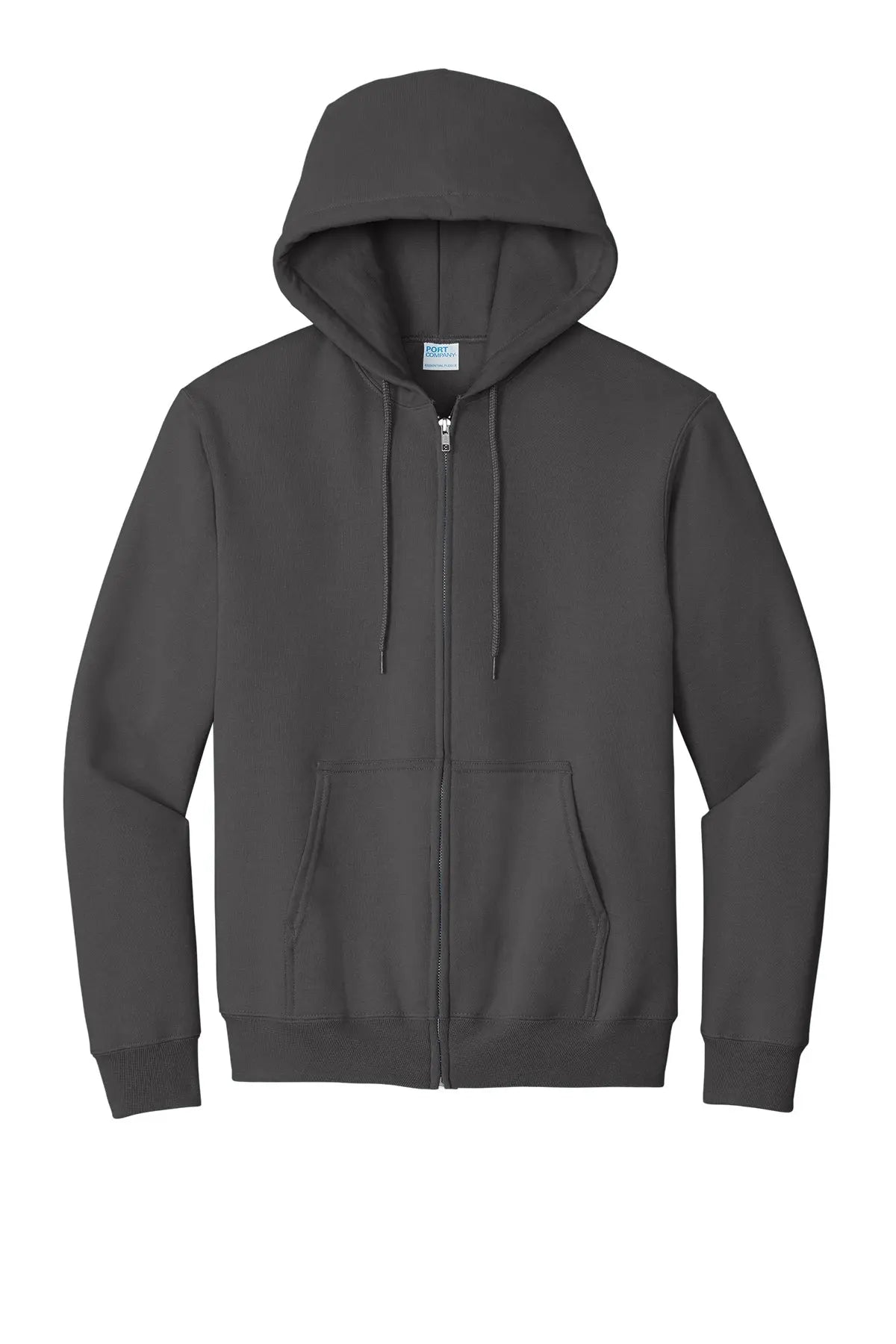 Port & Co™ Essential Fleece Full-Zip Hooded Sweatshirt #PC90ZH