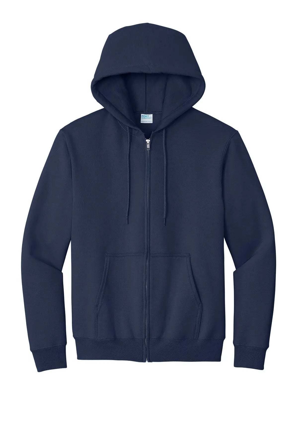 Port & Co™ Essential Fleece Full-Zip Hooded Sweatshirt #PC90ZH