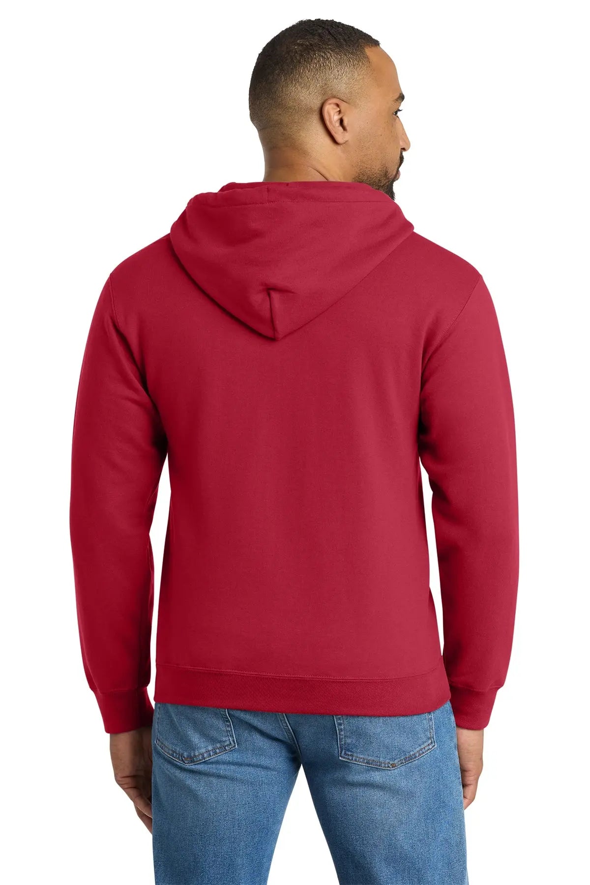 Port & Co™ Essential Fleece Full-Zip Hooded Sweatshirt #PC90ZH