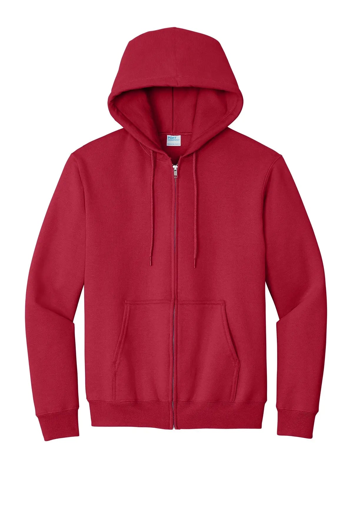 Port & Co™ Essential Fleece Full-Zip Hooded Sweatshirt #PC90ZH