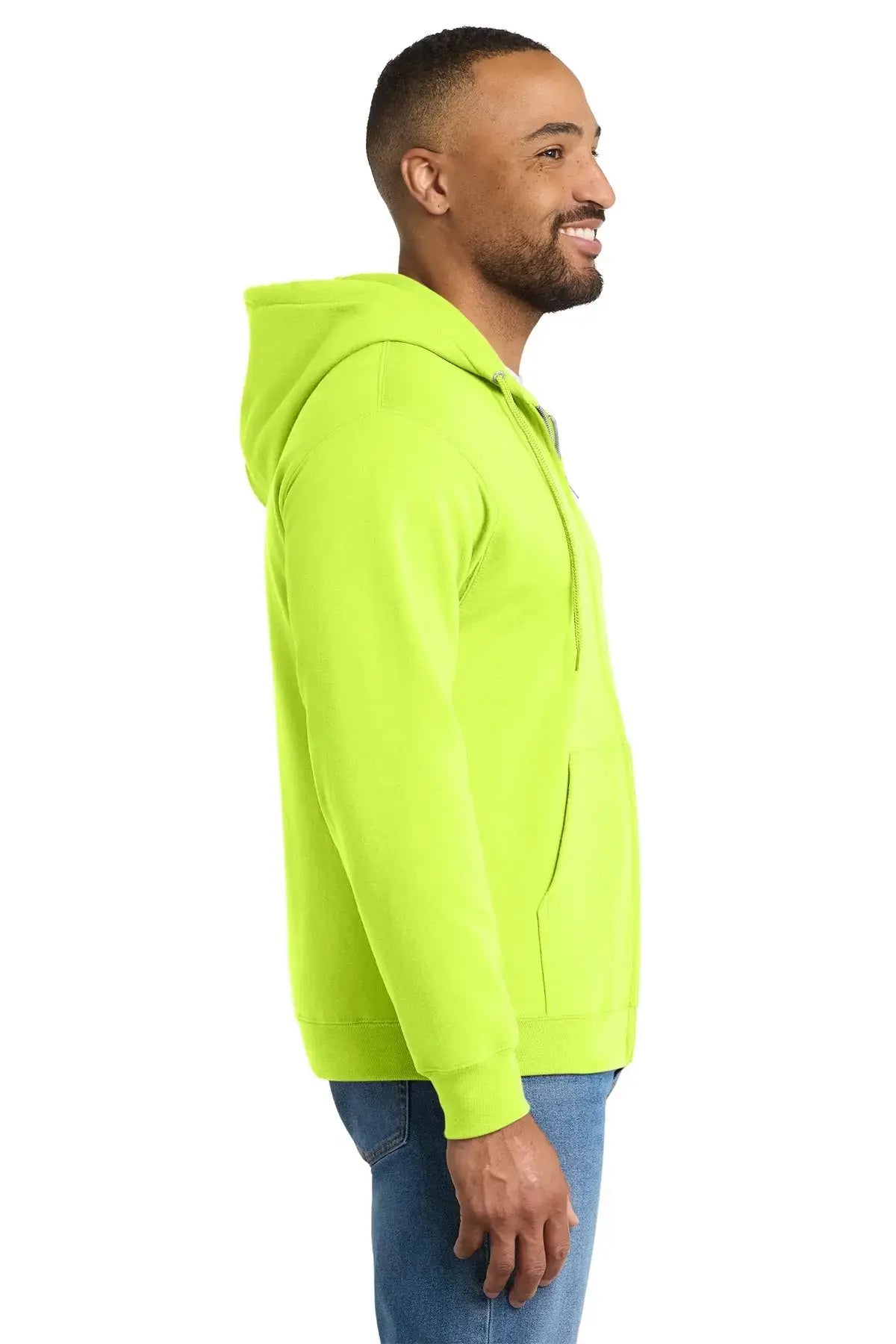 Port & Co™ Essential Fleece Full-Zip Hooded Sweatshirt #PC90ZH Game Over Merch