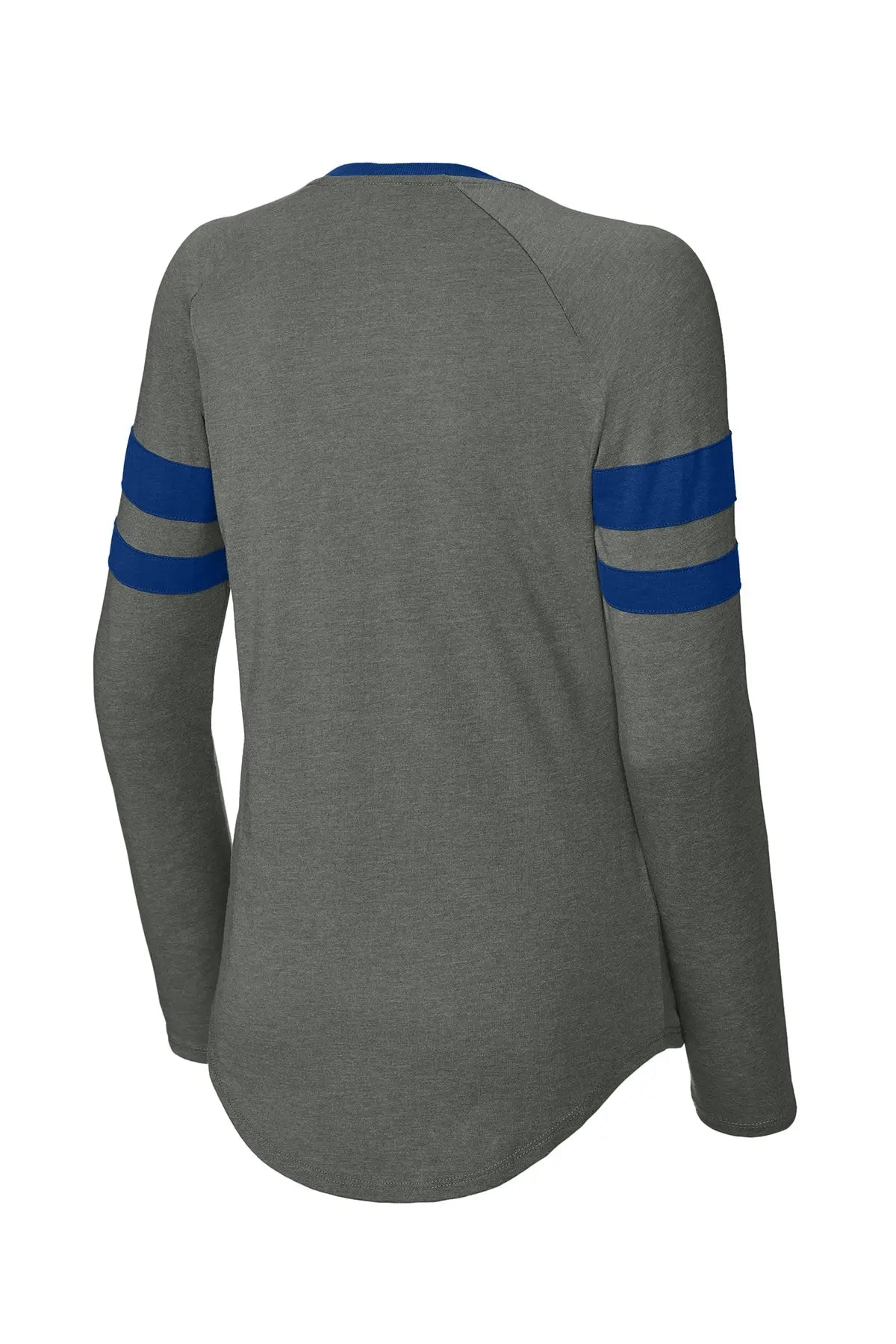 Sport-Tek® Women's Halftime Stripe Long Sleeve V-Neck Tee #LST6043
