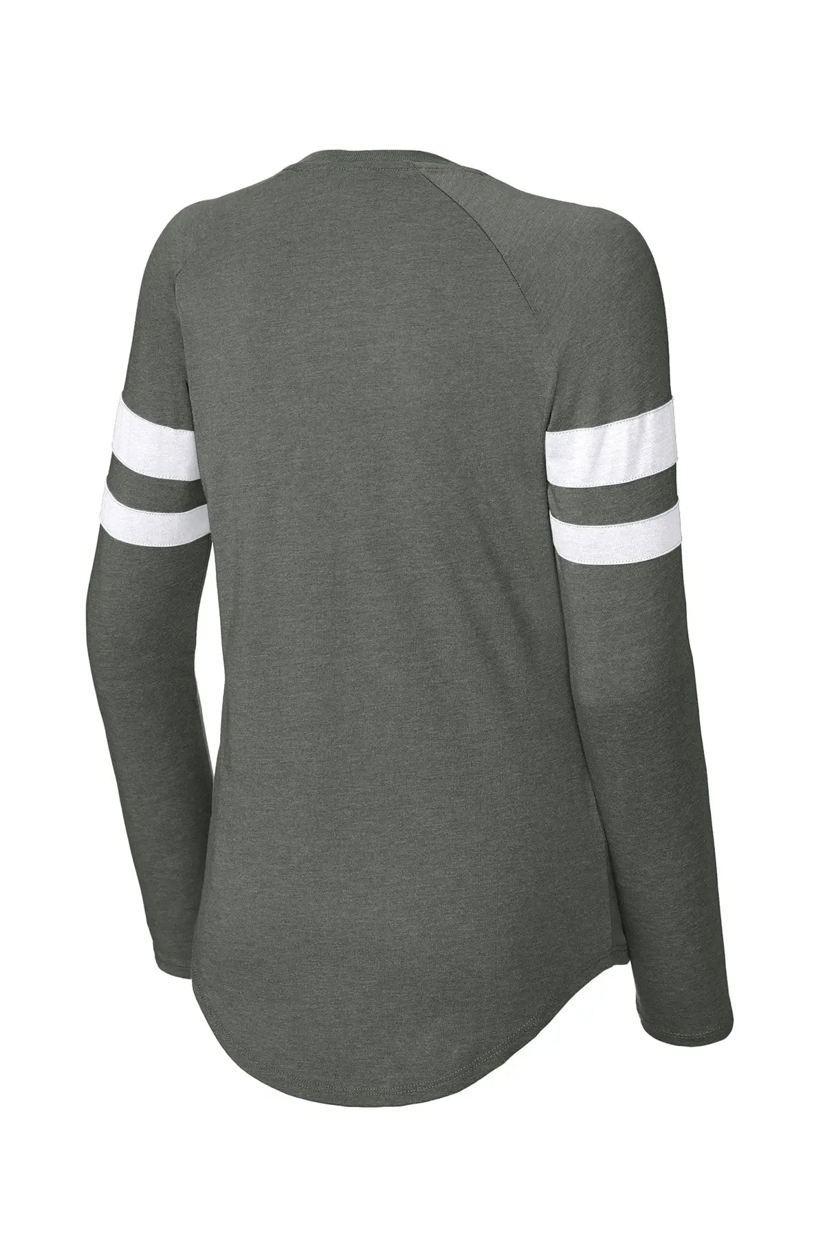 Sport-Tek® Women's Halftime Stripe Long Sleeve V-Neck Tee #LST6043