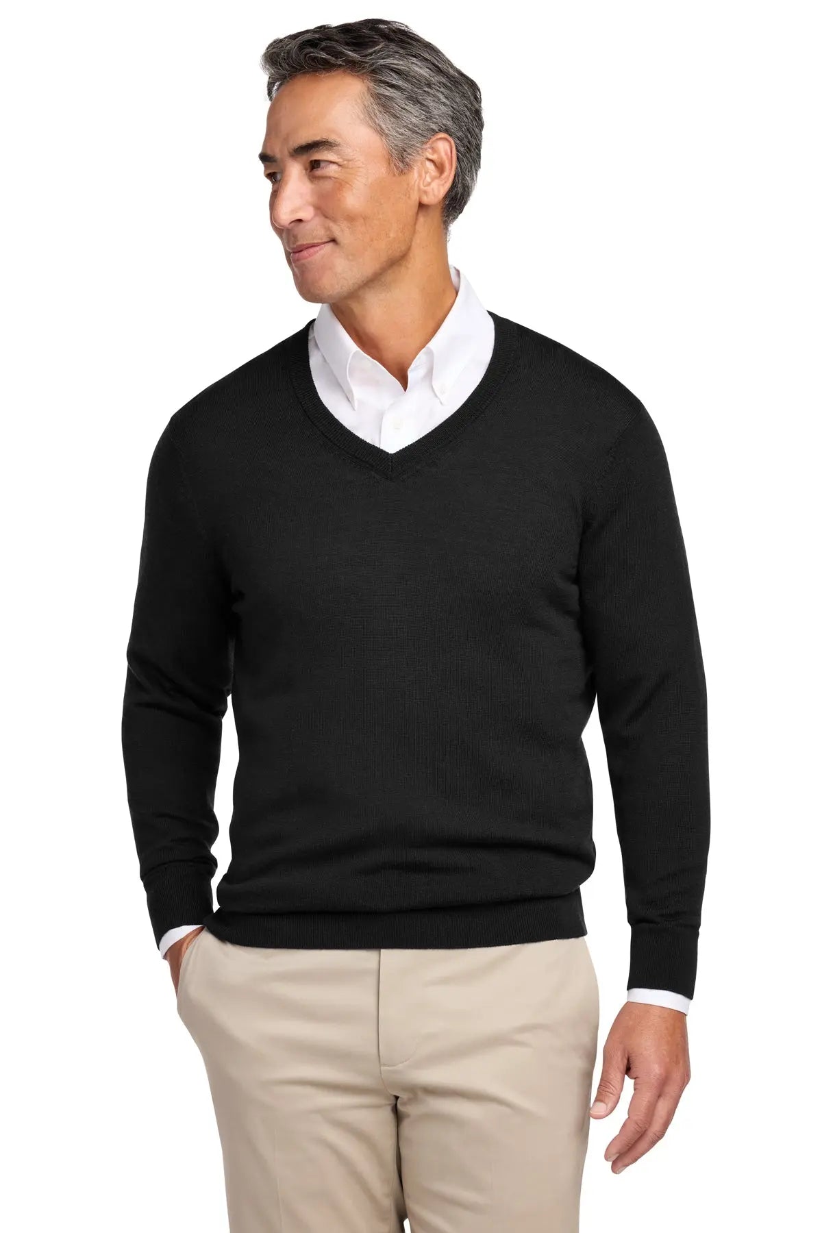 Brooks Brothers® Washable Merino V-Neck Sweater #BB18410Game Over Merch