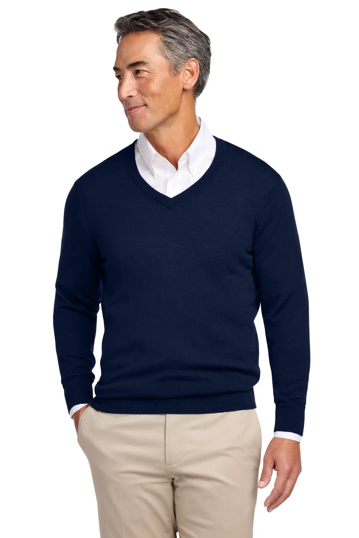 Brooks Brothers® Washable Merino V-Neck Sweater #BB18410Game Over Merch