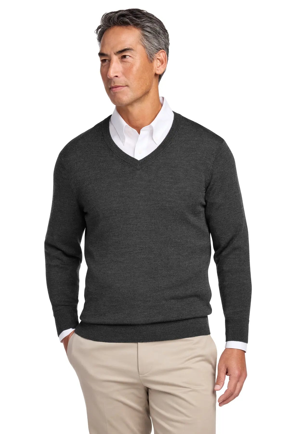 Brooks Brothers® Washable Merino V-Neck Sweater #BB18410Game Over Merch