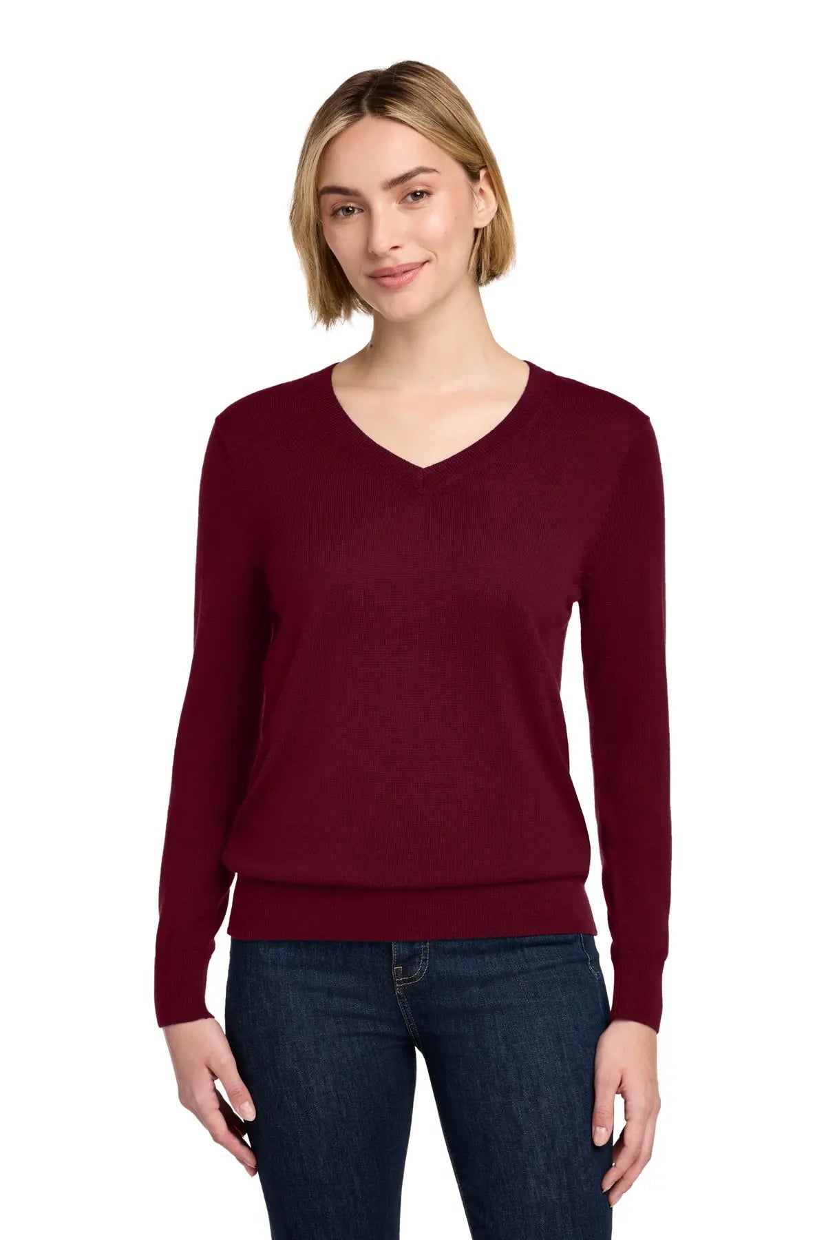 Brooks Brothers® Women’s Washable Merino V-Neck Sweater #BB18411Game Over Merch