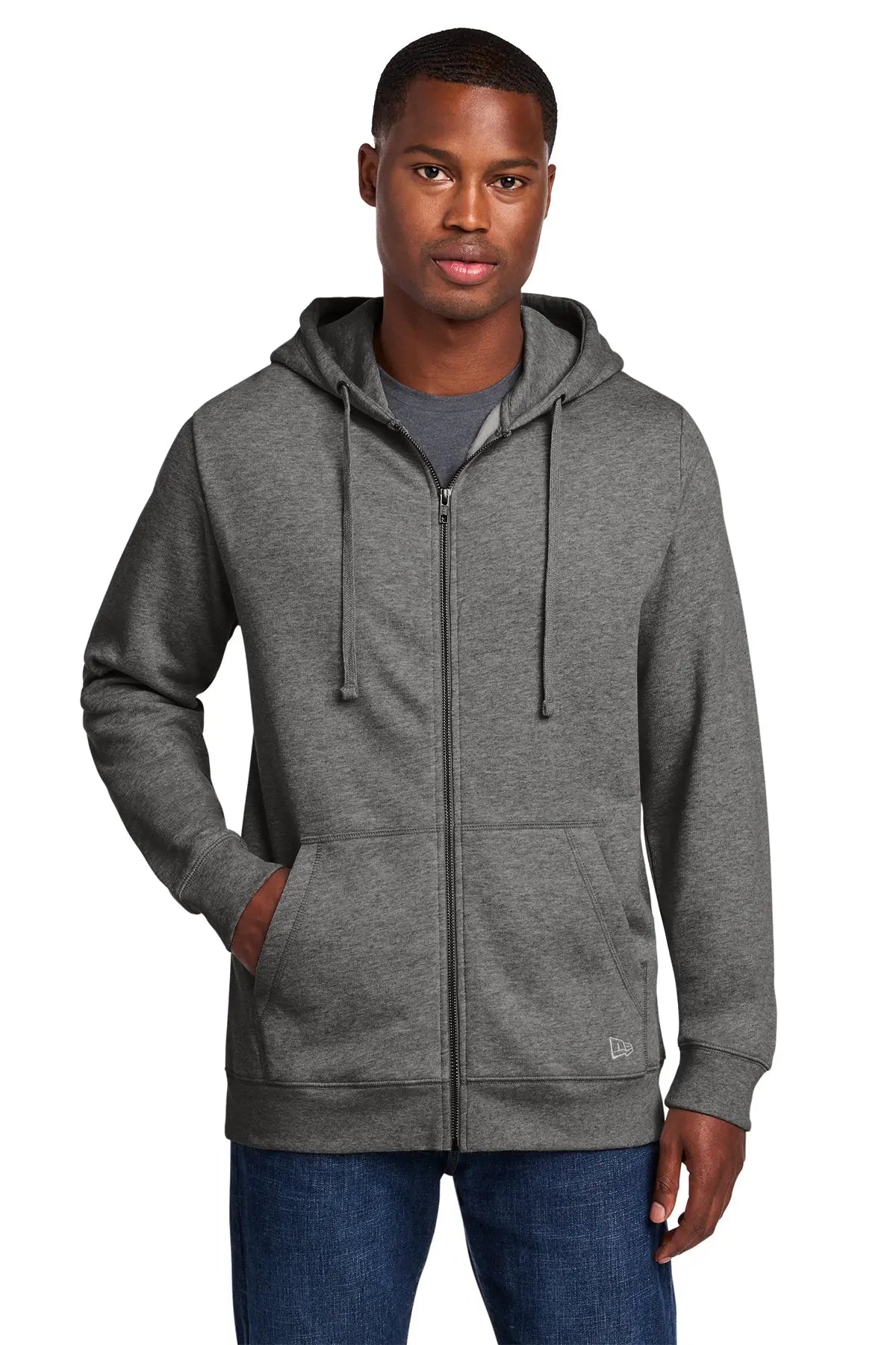 New Era® Comeback Fleece Full-Zip Hoodie #NEA551