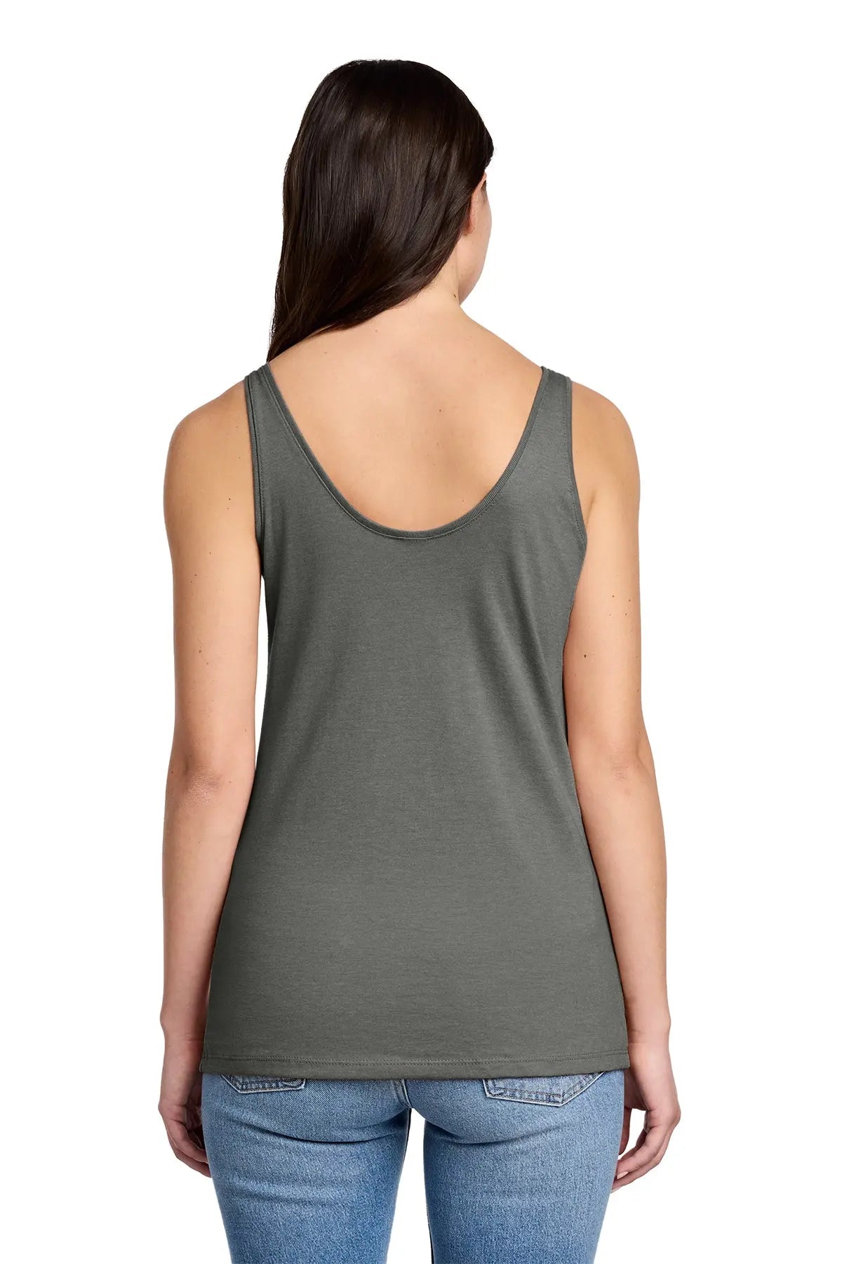 District® Women’s Perfect Blend® CVC V-Neck Tank #DT154 Game Over Merch
