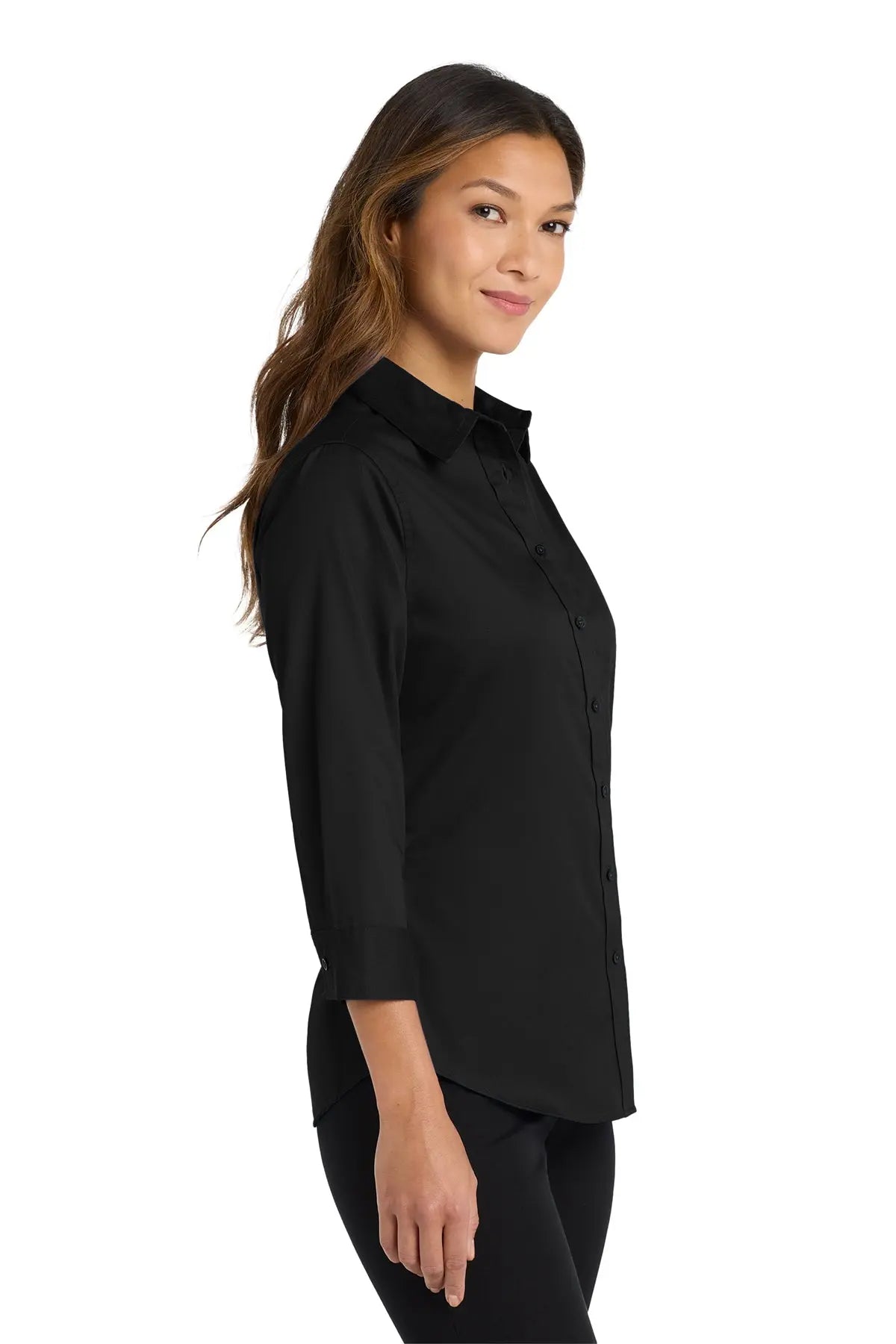 Port Authority® Women's 3/4-Sleeve Easy Care Shirt #L612
