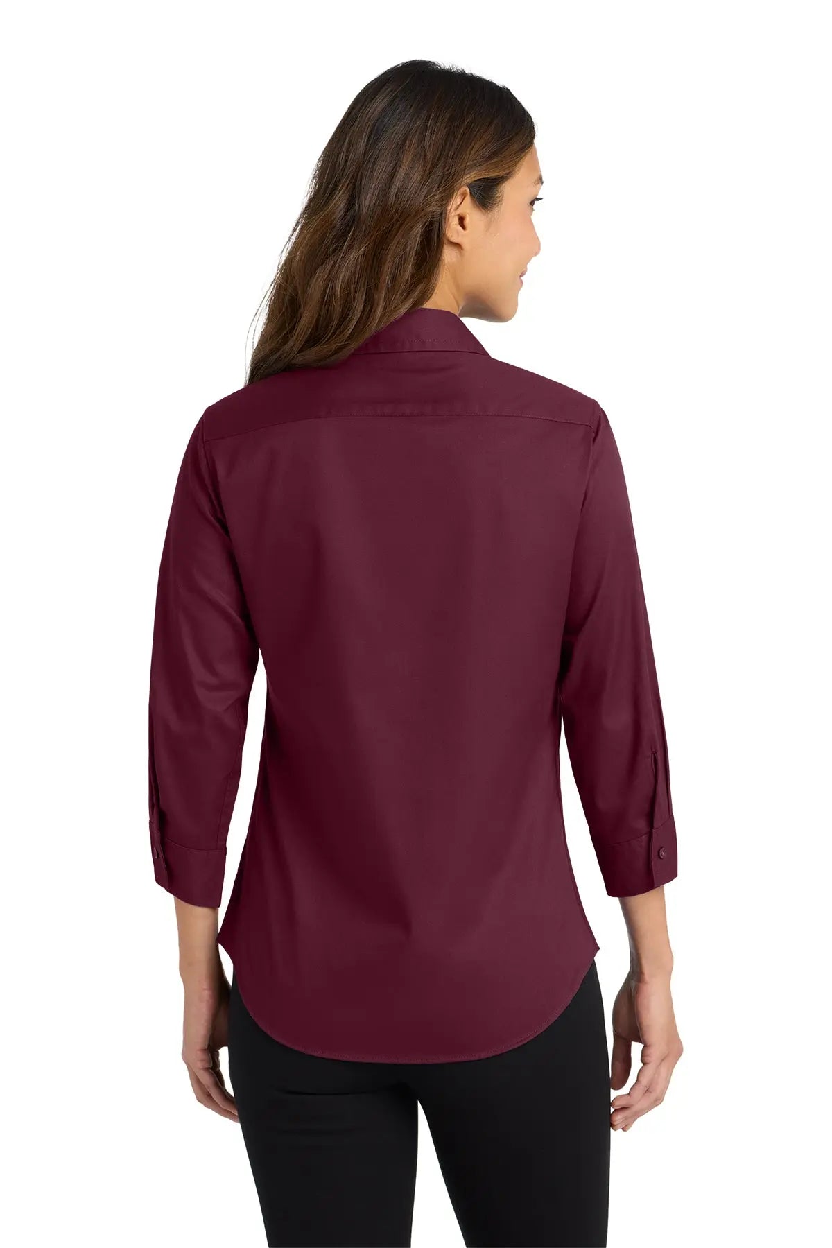 Port Authority® Women's 3/4-Sleeve Easy Care Shirt #L612