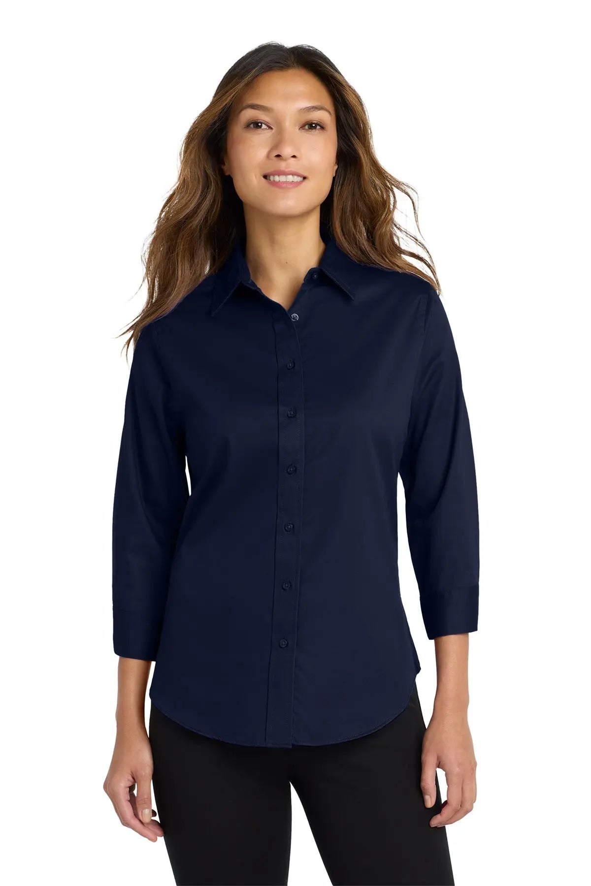 Port Authority® Women's 3/4-Sleeve Easy Care Shirt #L612