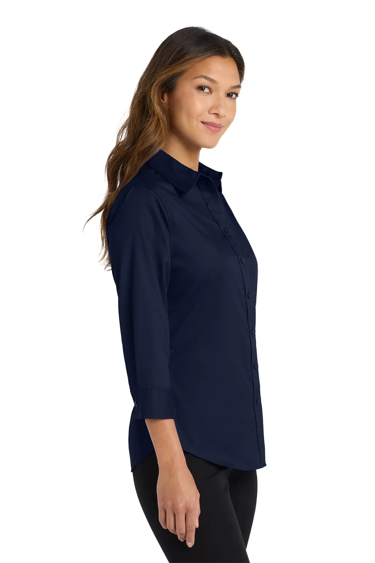 Port Authority® Women's 3/4-Sleeve Easy Care Shirt #L612
