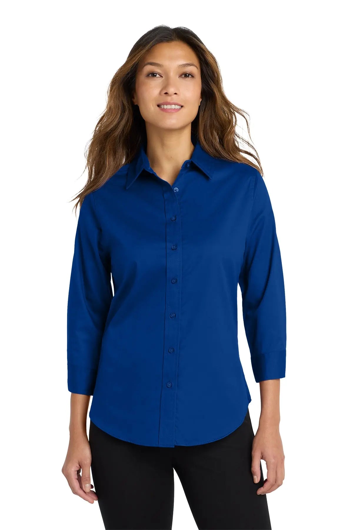 Port Authority® Women's 3/4-Sleeve Easy Care Shirt #L612