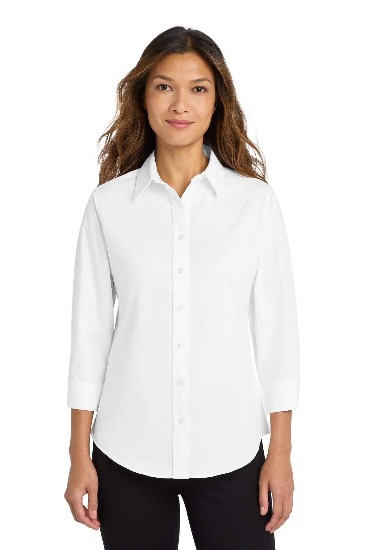 Port Authority® Women's 3/4-Sleeve Easy Care Shirt #L612