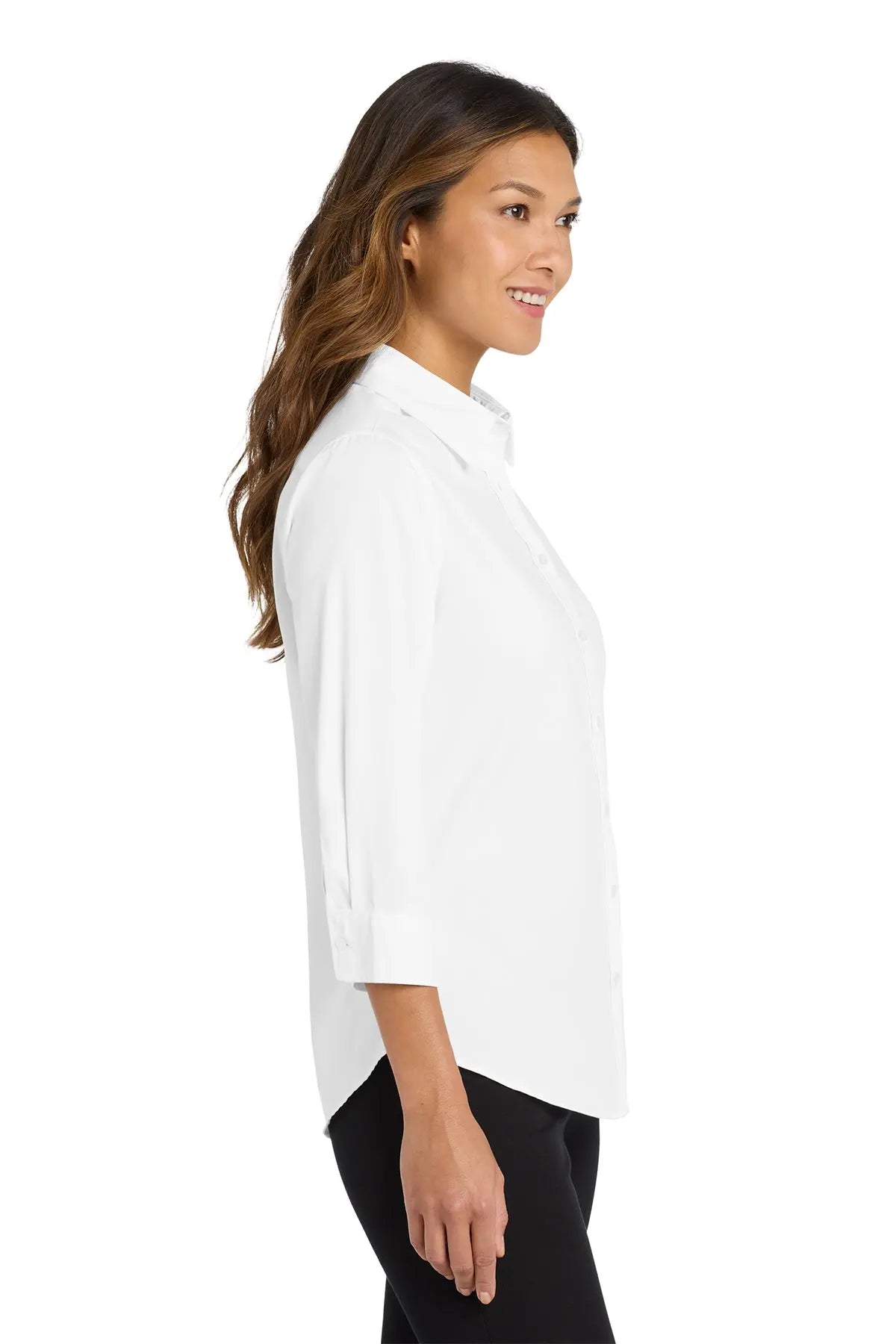 Port Authority® Women's 3/4-Sleeve Easy Care Shirt #L612