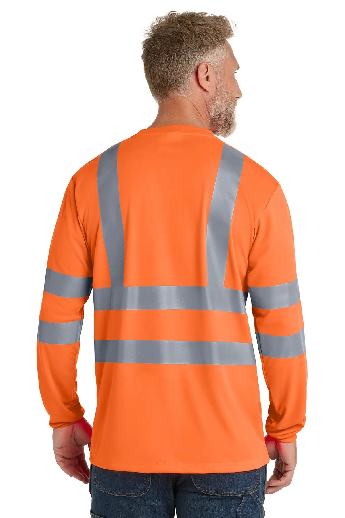 CornerStone® ANSI 107 Class 3 Long Sleeve Snag-Resistant Reflective T-Shirt #CS409 Game Over Merch