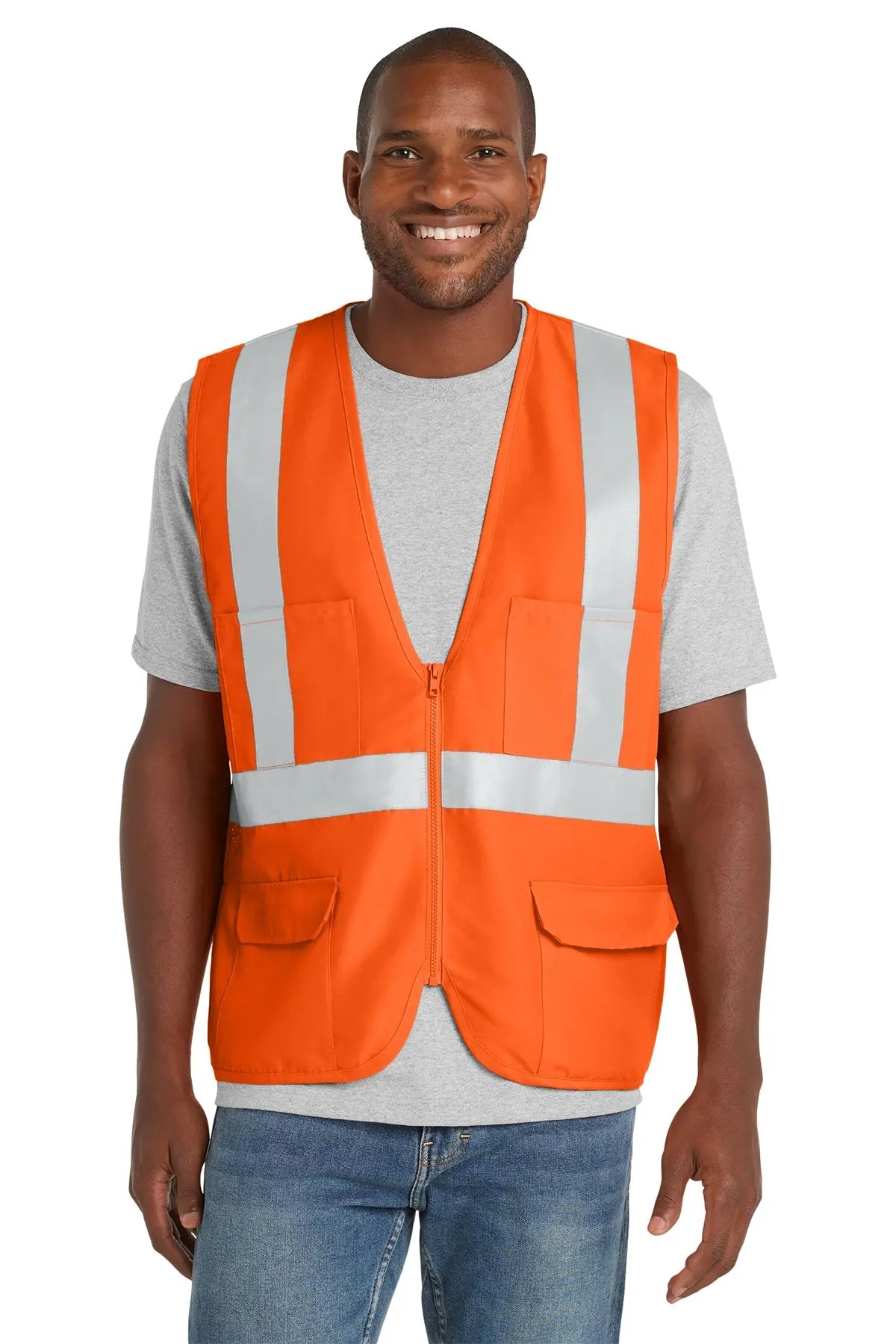 CornerStone® ANSI 107 Class 2 Mesh Back Safety Vest #CSV405