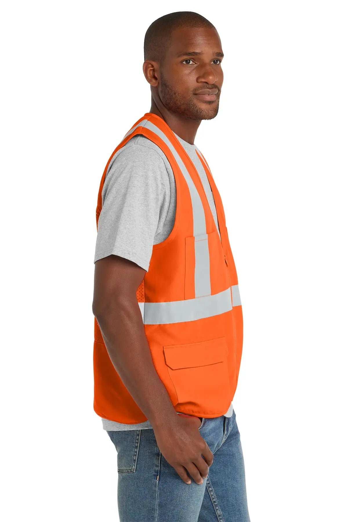 CornerStone® ANSI 107 Class 2 Mesh Back Safety Vest #CSV405