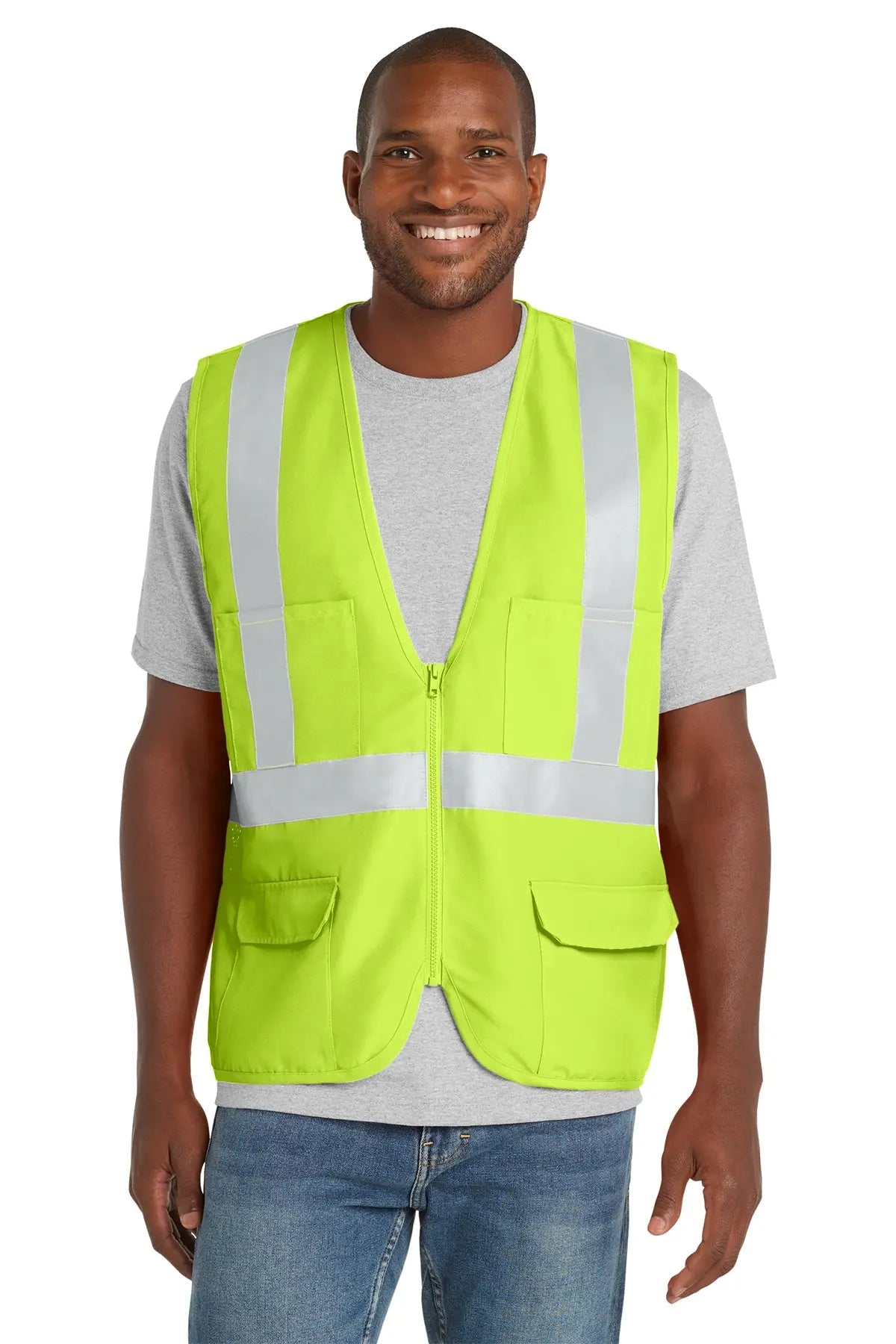 CornerStone® ANSI 107 Class 2 Mesh Back Safety Vest #CSV405