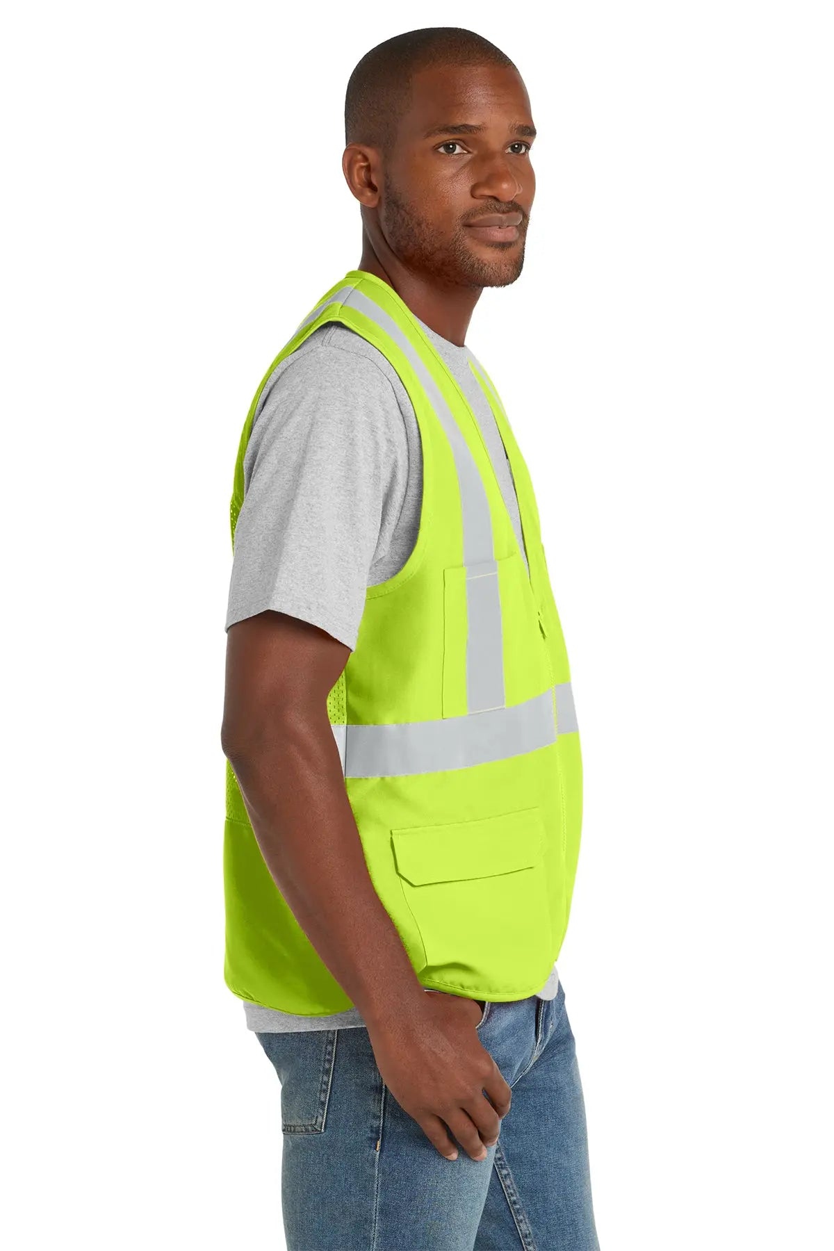 CornerStone® ANSI 107 Class 2 Mesh Back Safety Vest #CSV405