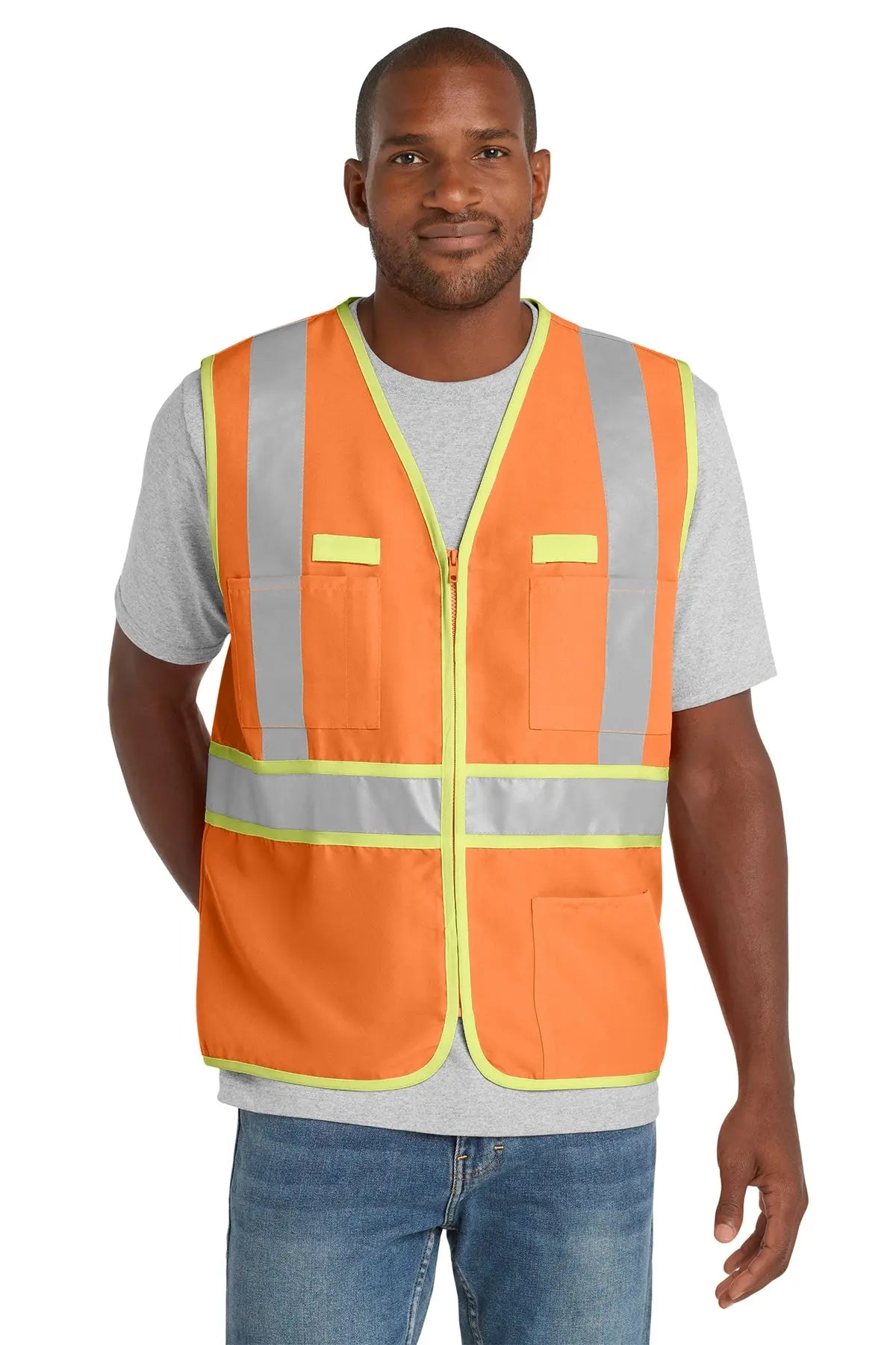 CornerStone® ANSI 107 Class 2 Dual-Color Safety Vest #CSV407