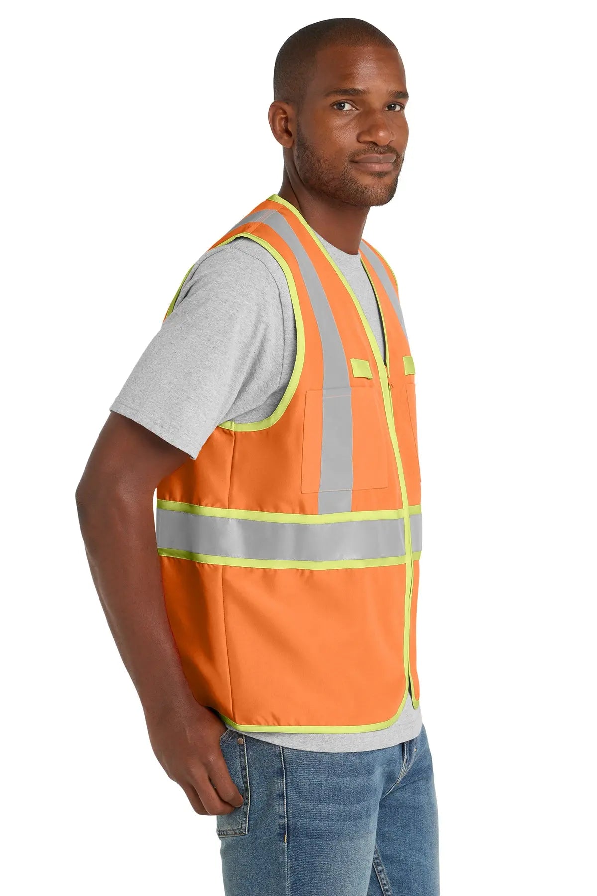 CornerStone® ANSI 107 Class 2 Dual-Color Safety Vest #CSV407